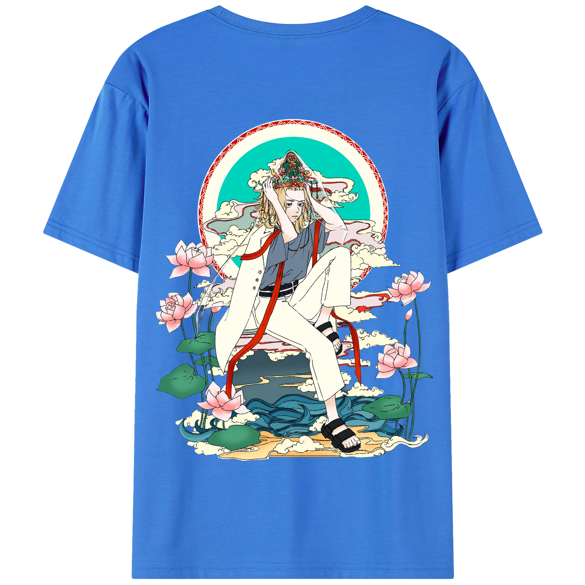 （画像用） 東京リベンジャーズ Tokyo Revengers 綿100％半袖Tシャツ（背面プリント）