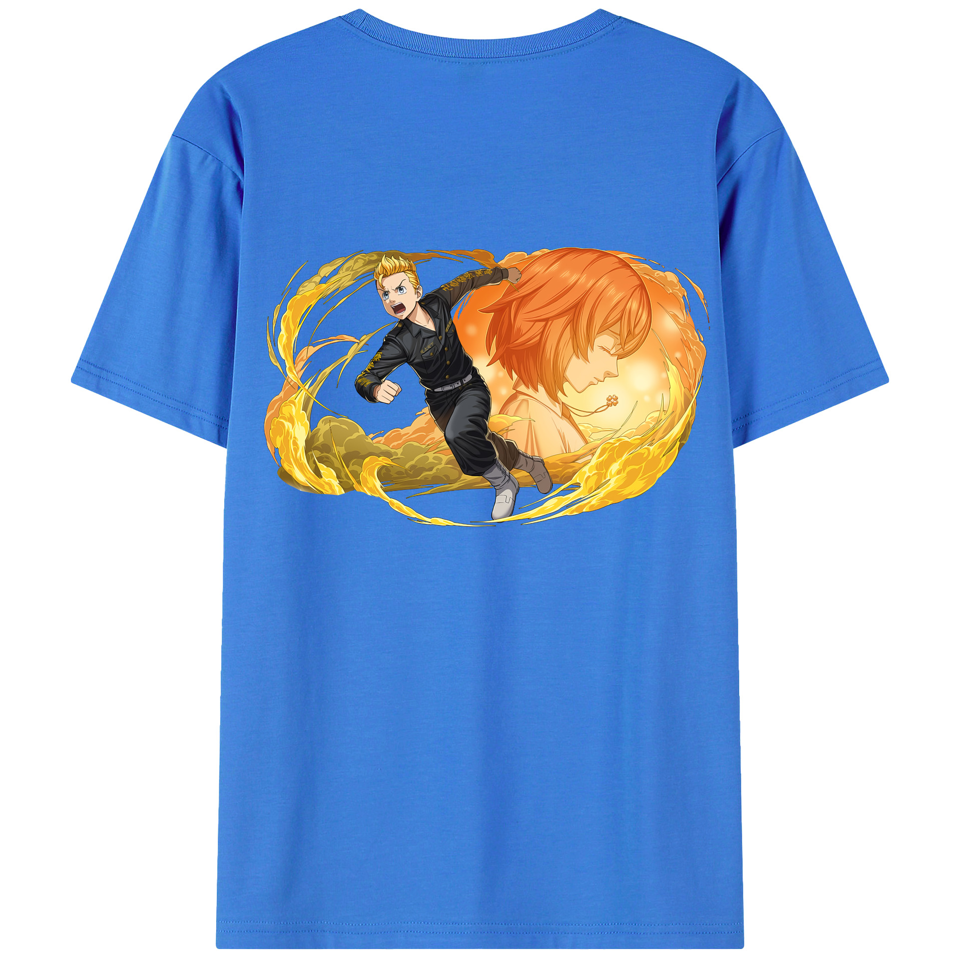 （画像用） 東京リベンジャーズ Tokyo Revengers 綿100％半袖Tシャツ（背面プリント）