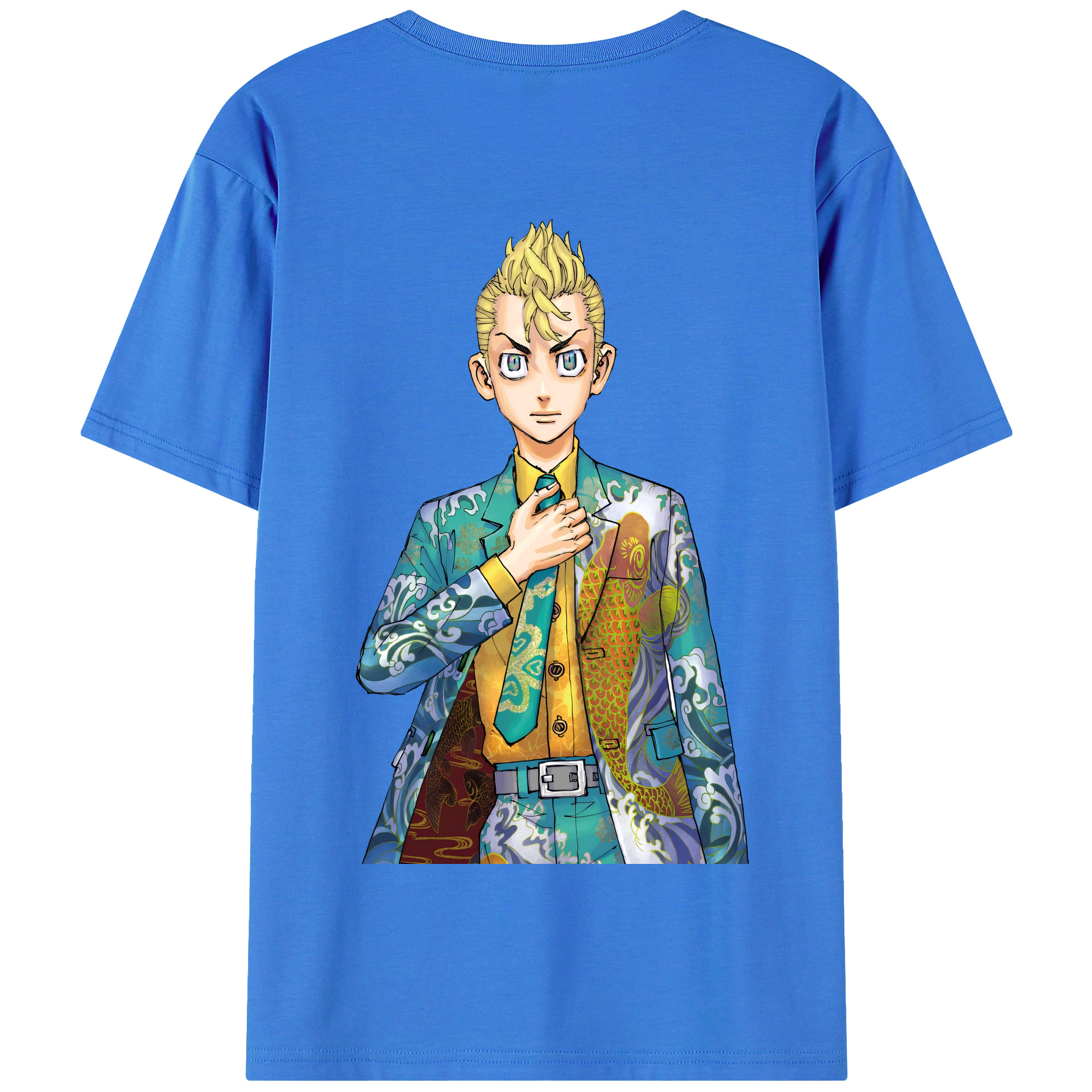 （画像用） 東京リベンジャーズ Tokyo Revengers 綿100％半袖Tシャツ（背面プリント）