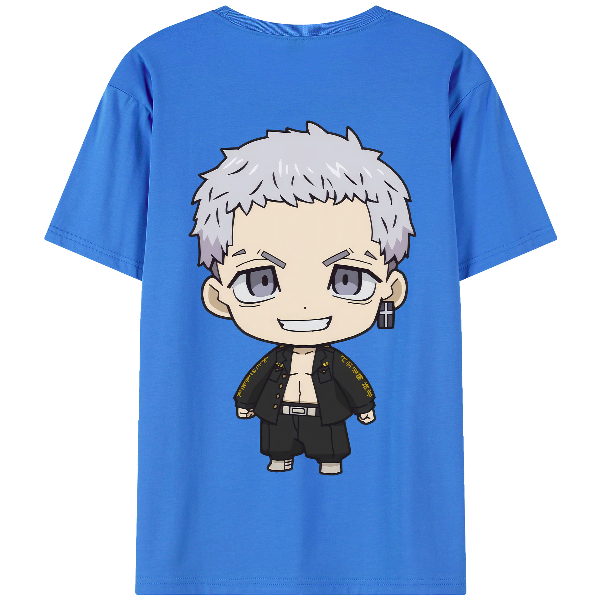 （画像用） 東京リベンジャーズ Tokyo Revengers 綿100％半袖Tシャツ（背面プリント）