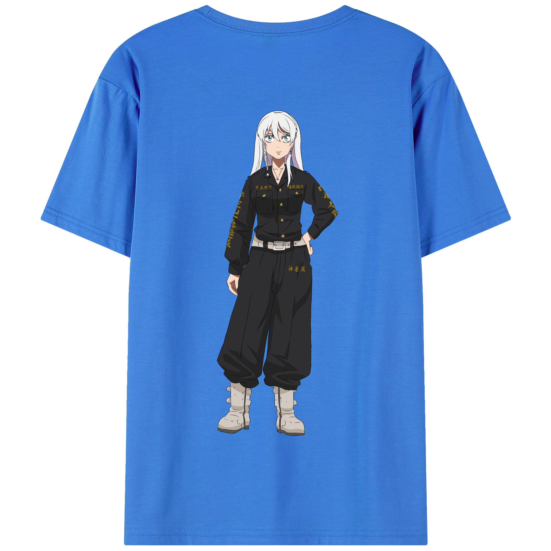 （画像用） 東京リベンジャーズ Tokyo Revengers 綿100％半袖Tシャツ（背面プリント）