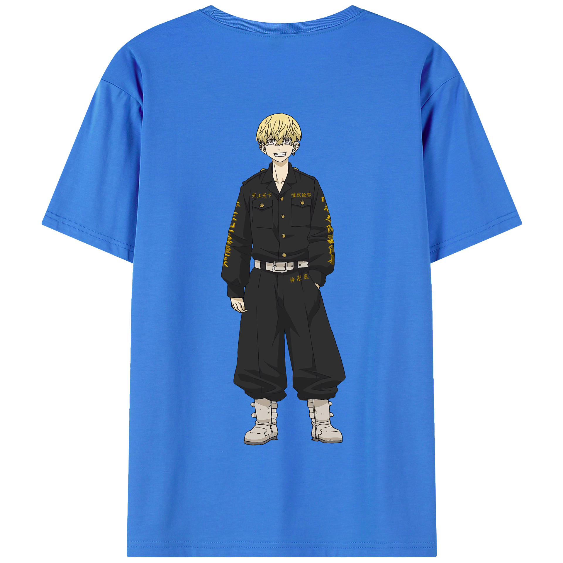 （画像用） 東京リベンジャーズ Tokyo Revengers 綿100％半袖Tシャツ（背面プリント）