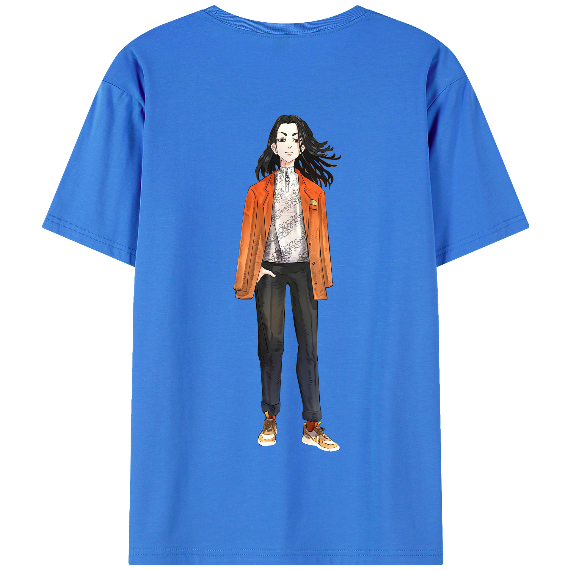 （画像用） 東京リベンジャーズ Tokyo Revengers 綿100％半袖Tシャツ（背面プリント）