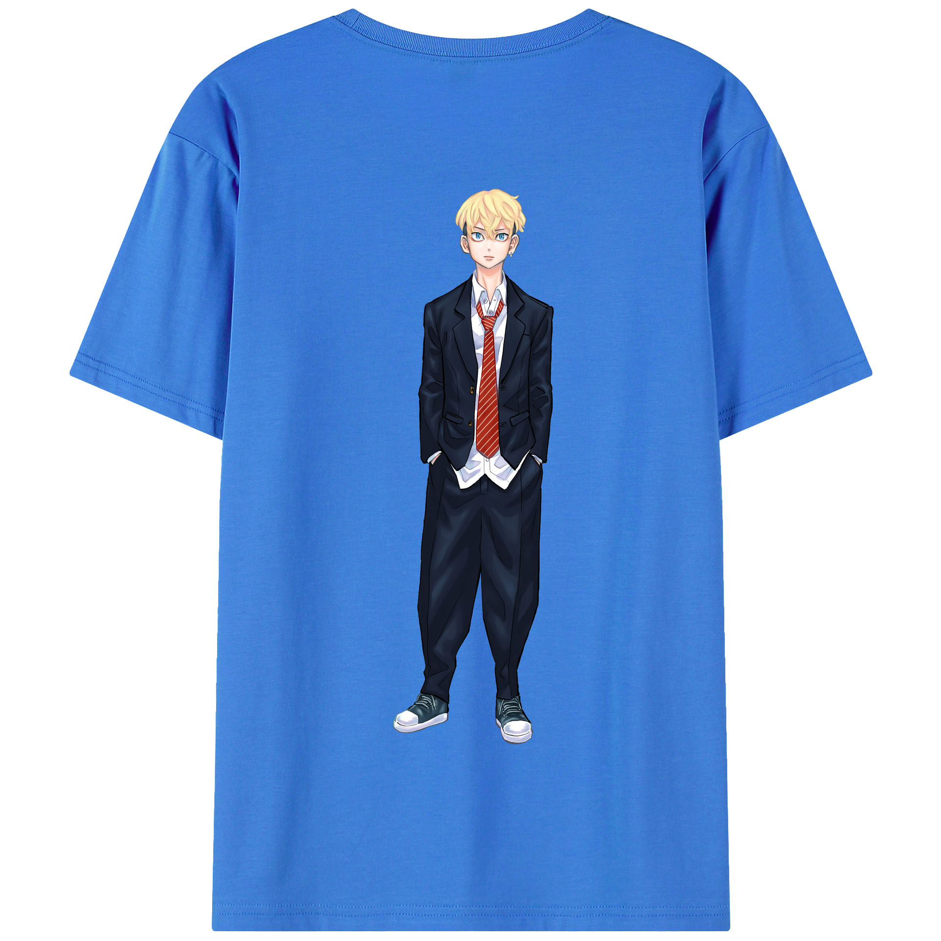（画像用） 東京リベンジャーズ Tokyo Revengers 綿100％半袖Tシャツ（背面プリント）