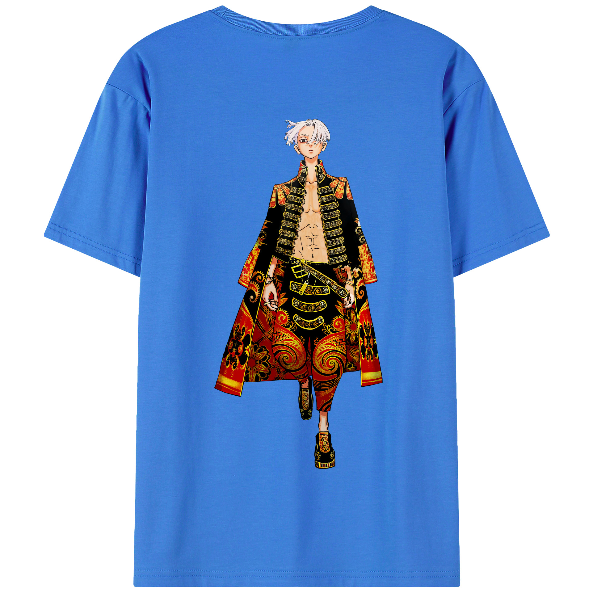 （画像用） 東京リベンジャーズ Tokyo Revengers 綿100％半袖Tシャツ（背面プリント）