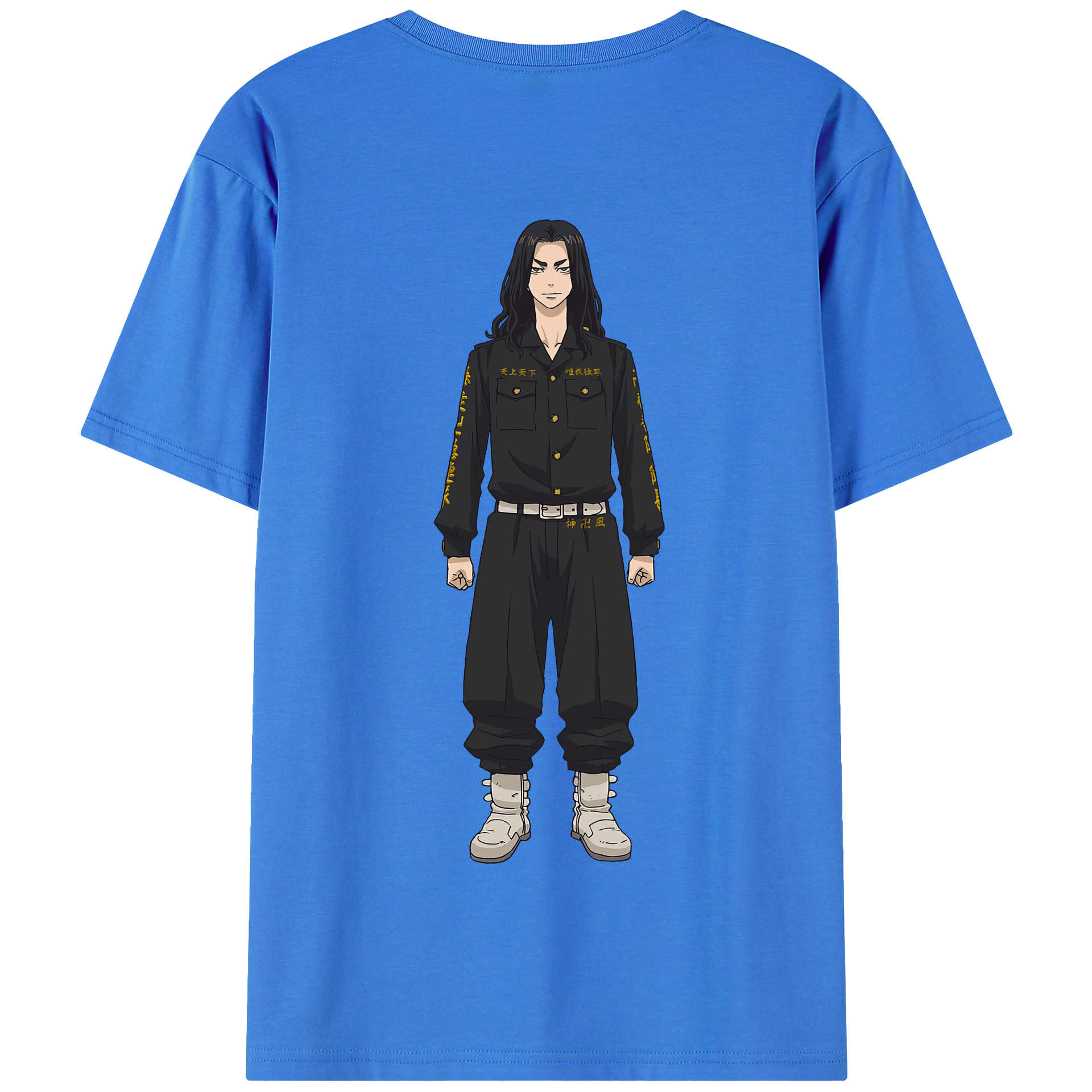 （画像用） 東京リベンジャーズ Tokyo Revengers 綿100％半袖Tシャツ（背面プリント）