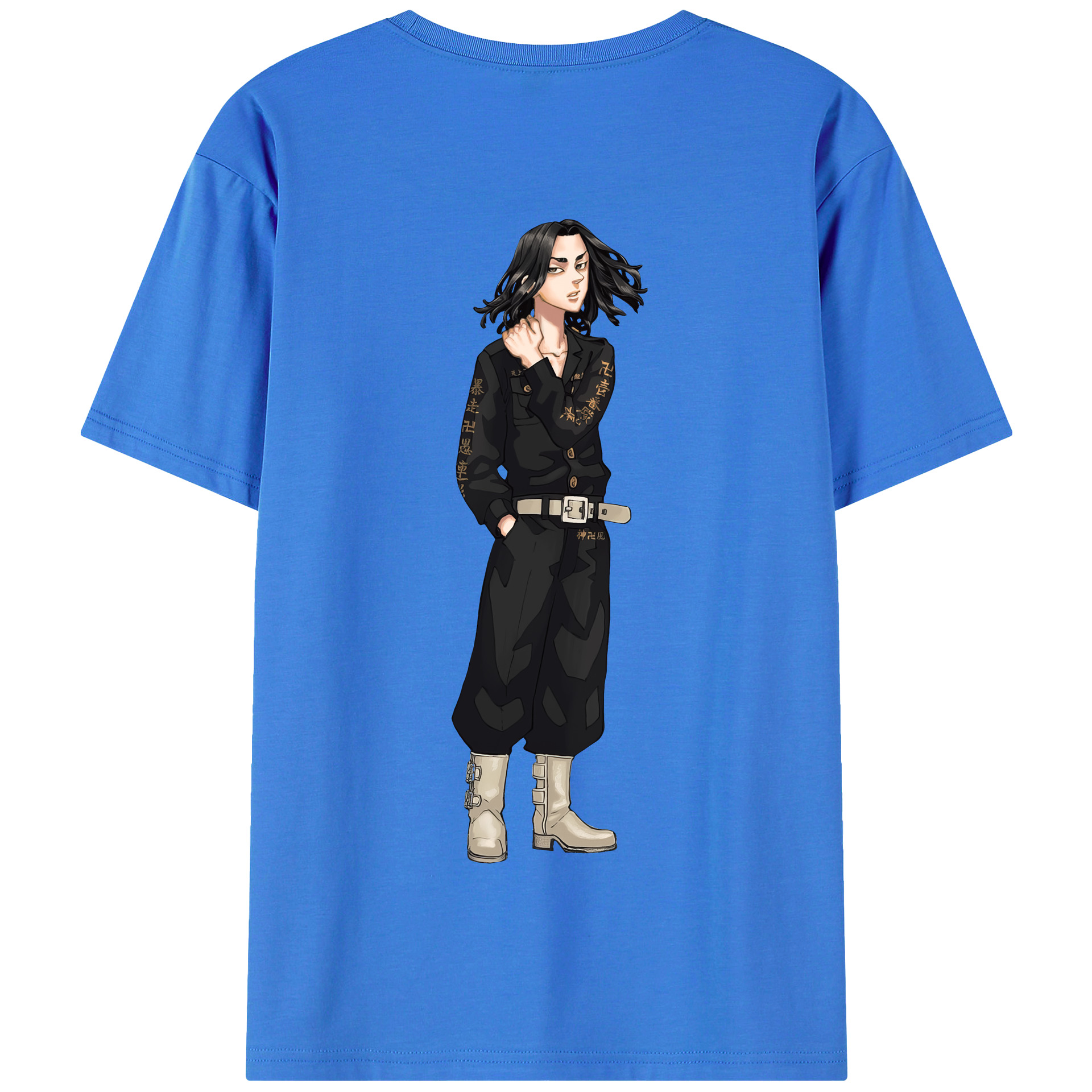 （画像用） 東京リベンジャーズ Tokyo Revengers 綿100％半袖Tシャツ（背面プリント）