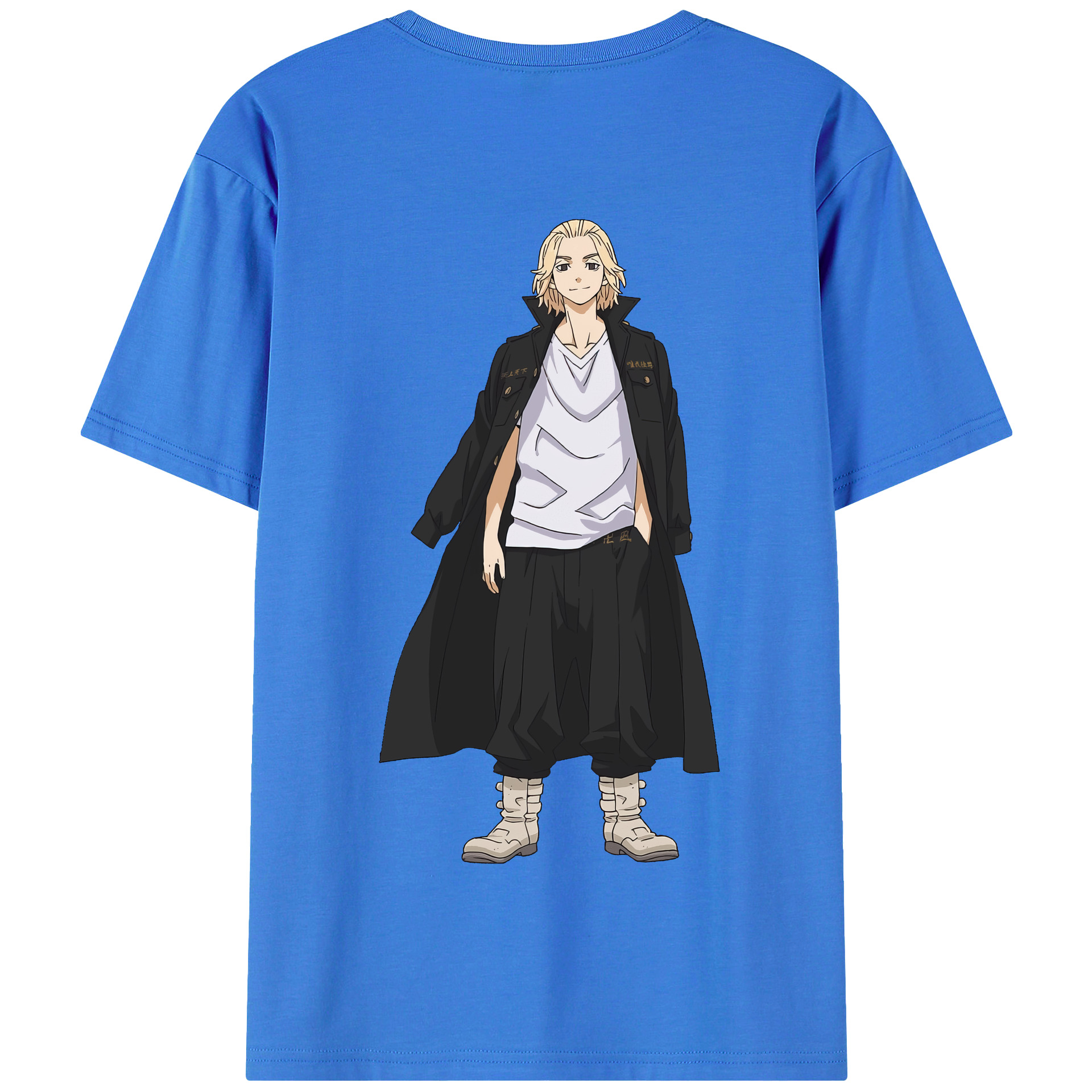 （画像用） 東京リベンジャーズ Tokyo Revengers 綿100％半袖Tシャツ（背面プリント）