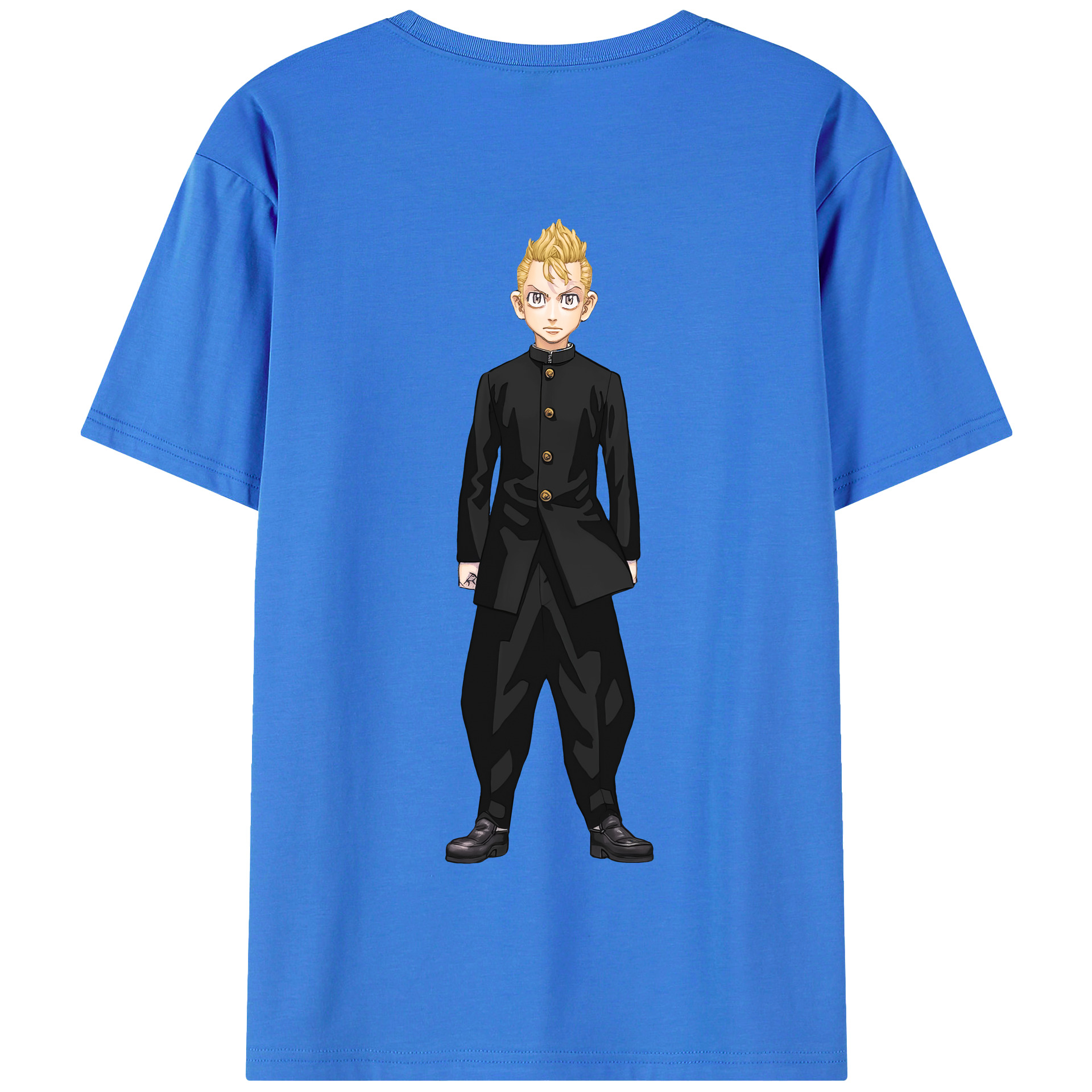 （画像用） 東京リベンジャーズ Tokyo Revengers 綿100％半袖Tシャツ（背面プリント）