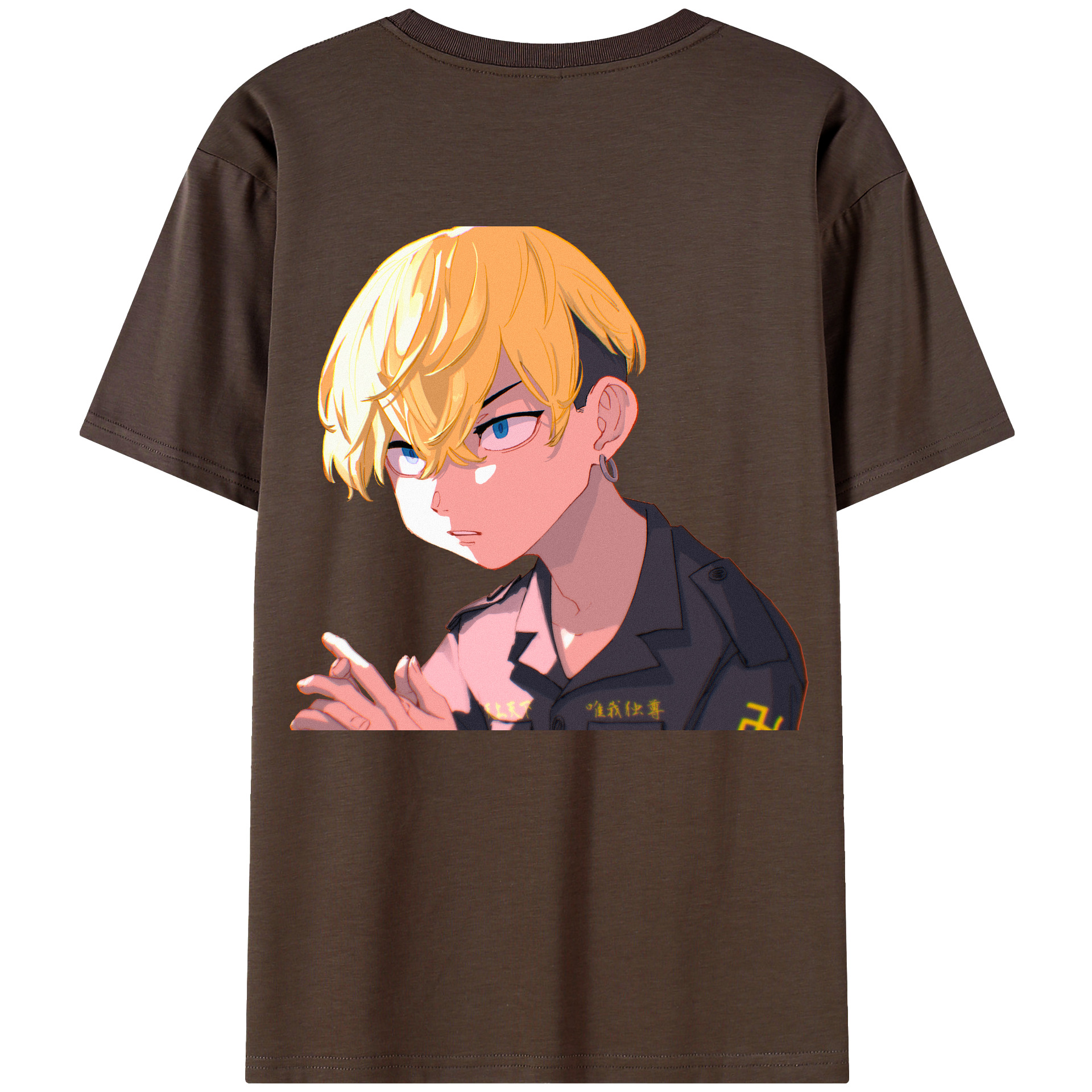 （画像用） 東京リベンジャーズ Tokyo Revengers 綿100％半袖Tシャツ（背面プリント）