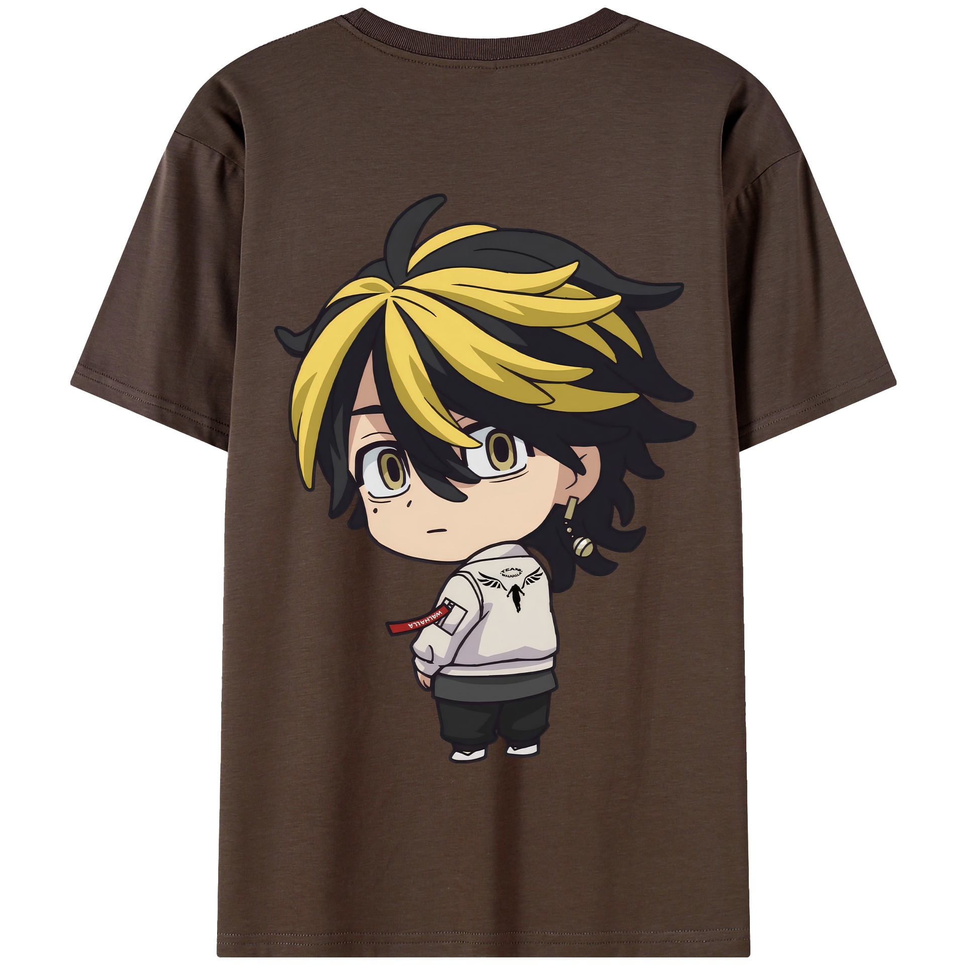 （画像用） 東京リベンジャーズ Tokyo Revengers 綿100％半袖Tシャツ（背面プリント）