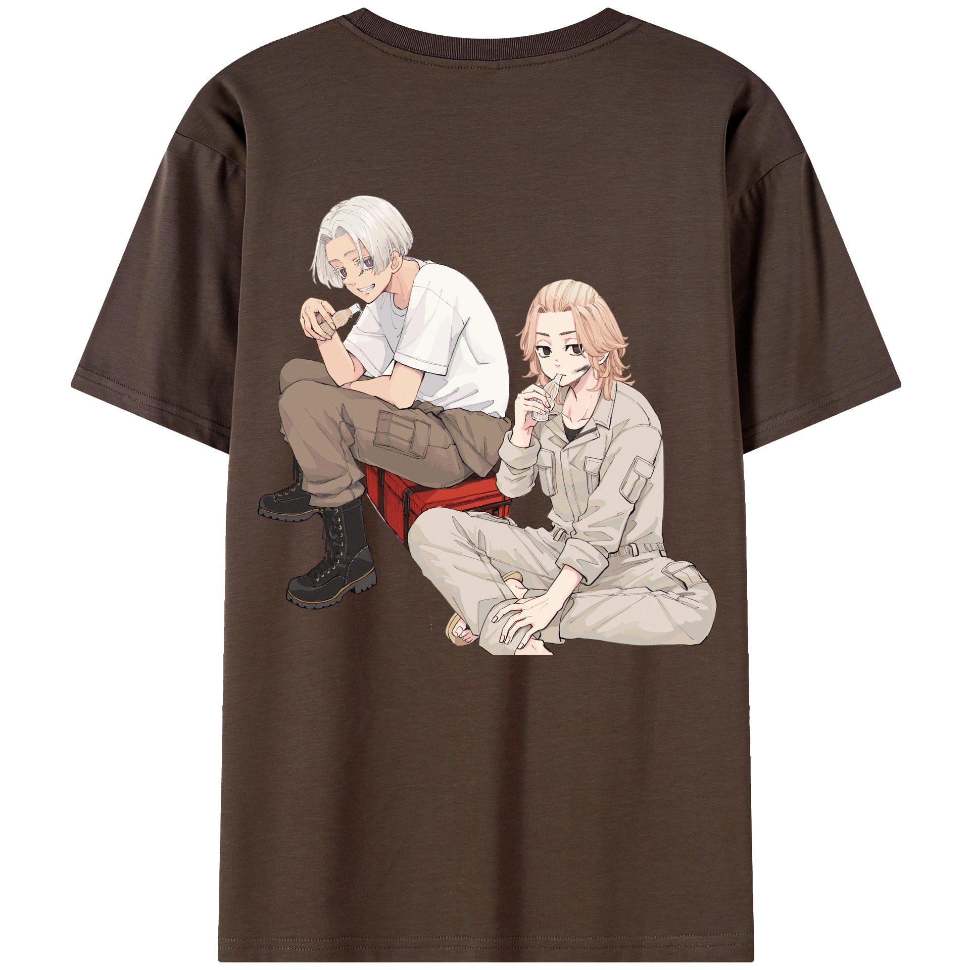 （画像用） 東京リベンジャーズ Tokyo Revengers 綿100％半袖Tシャツ（背面プリント）