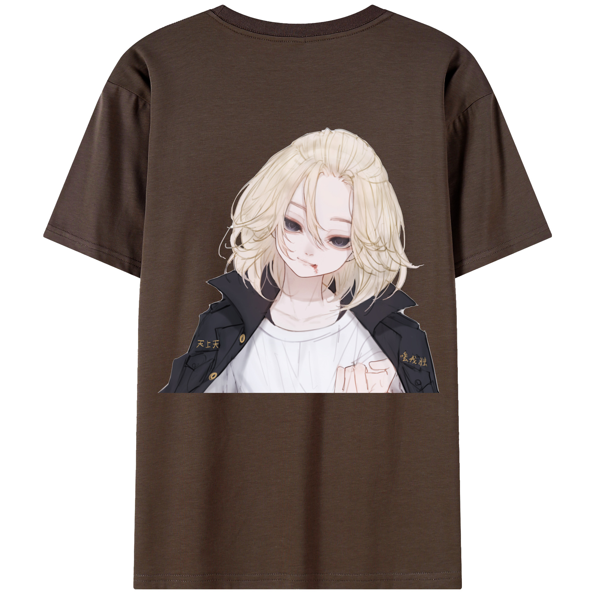 （画像用） 東京リベンジャーズ Tokyo Revengers 綿100％半袖Tシャツ（背面プリント）