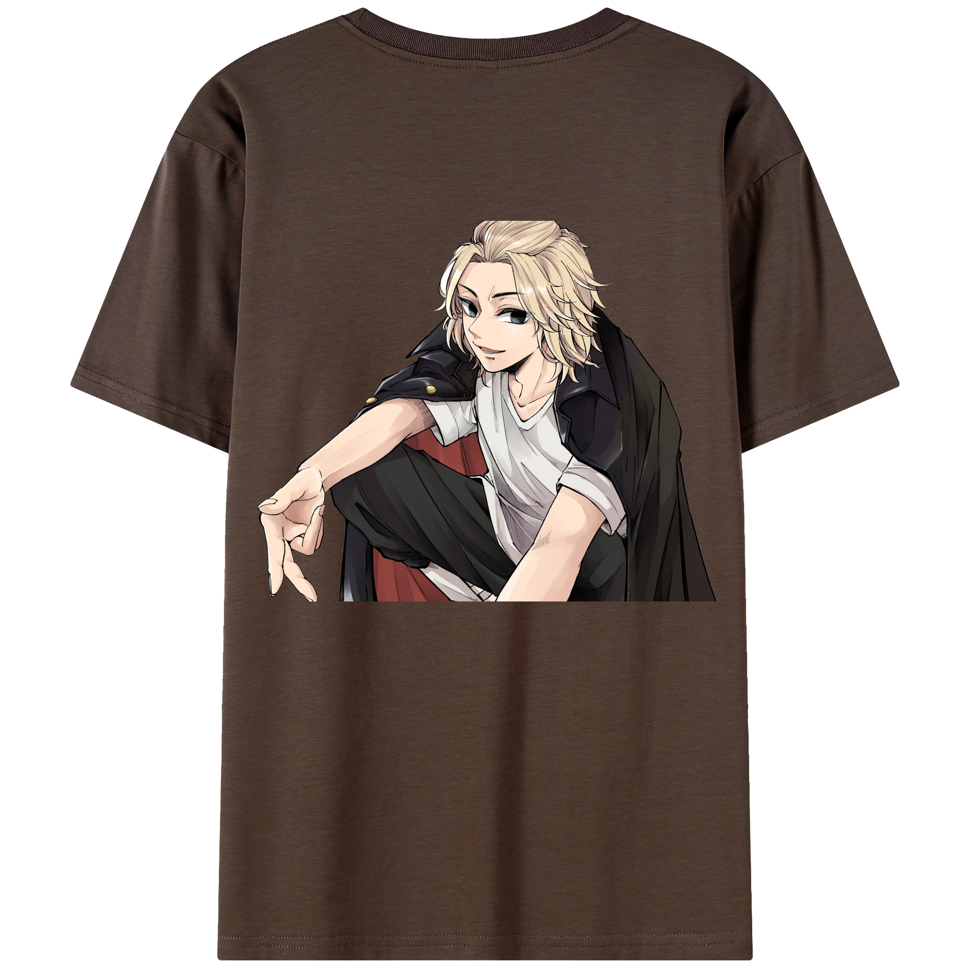 （画像用） 東京リベンジャーズ Tokyo Revengers 綿100％半袖Tシャツ（背面プリント）