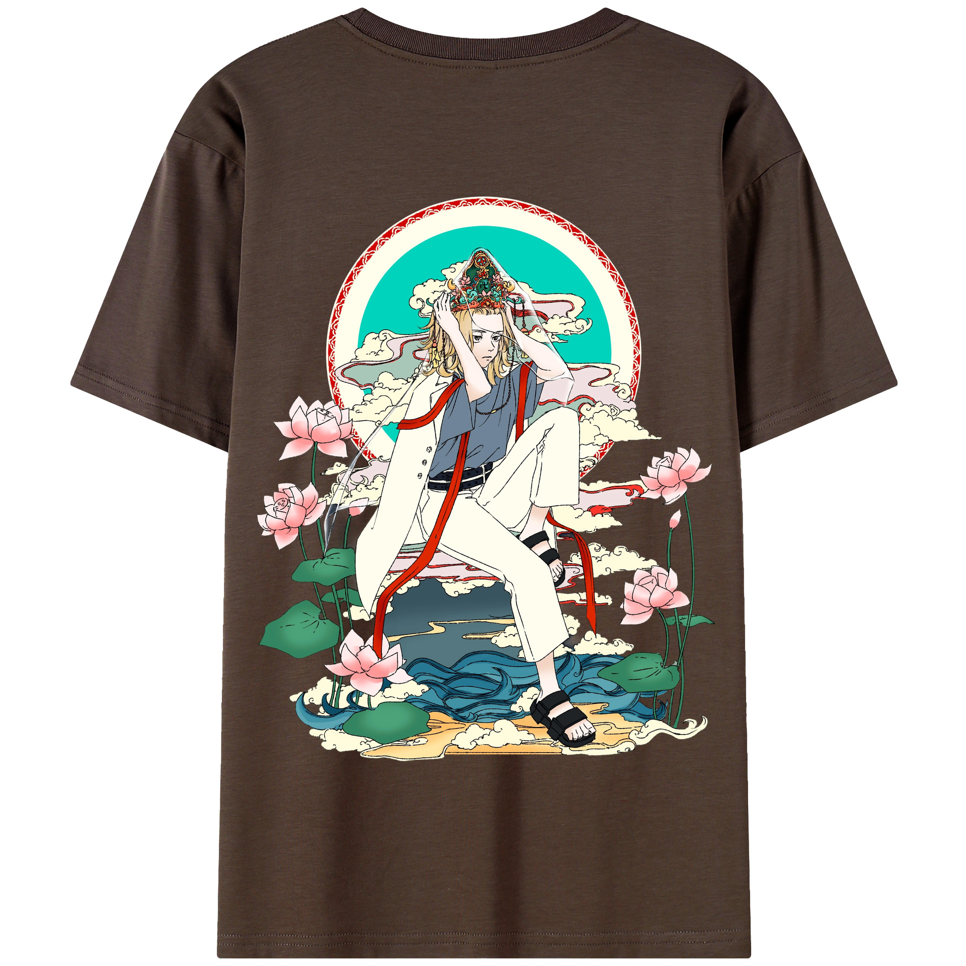 （画像用） 東京リベンジャーズ Tokyo Revengers 綿100％半袖Tシャツ（背面プリント）