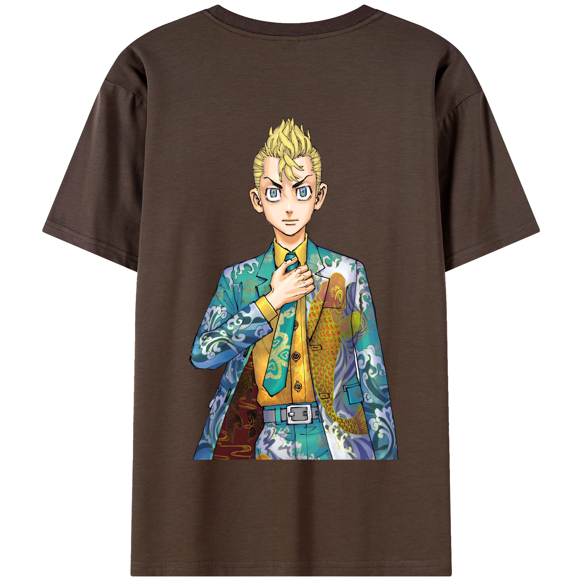 （画像用） 東京リベンジャーズ Tokyo Revengers 綿100％半袖Tシャツ（背面プリント）