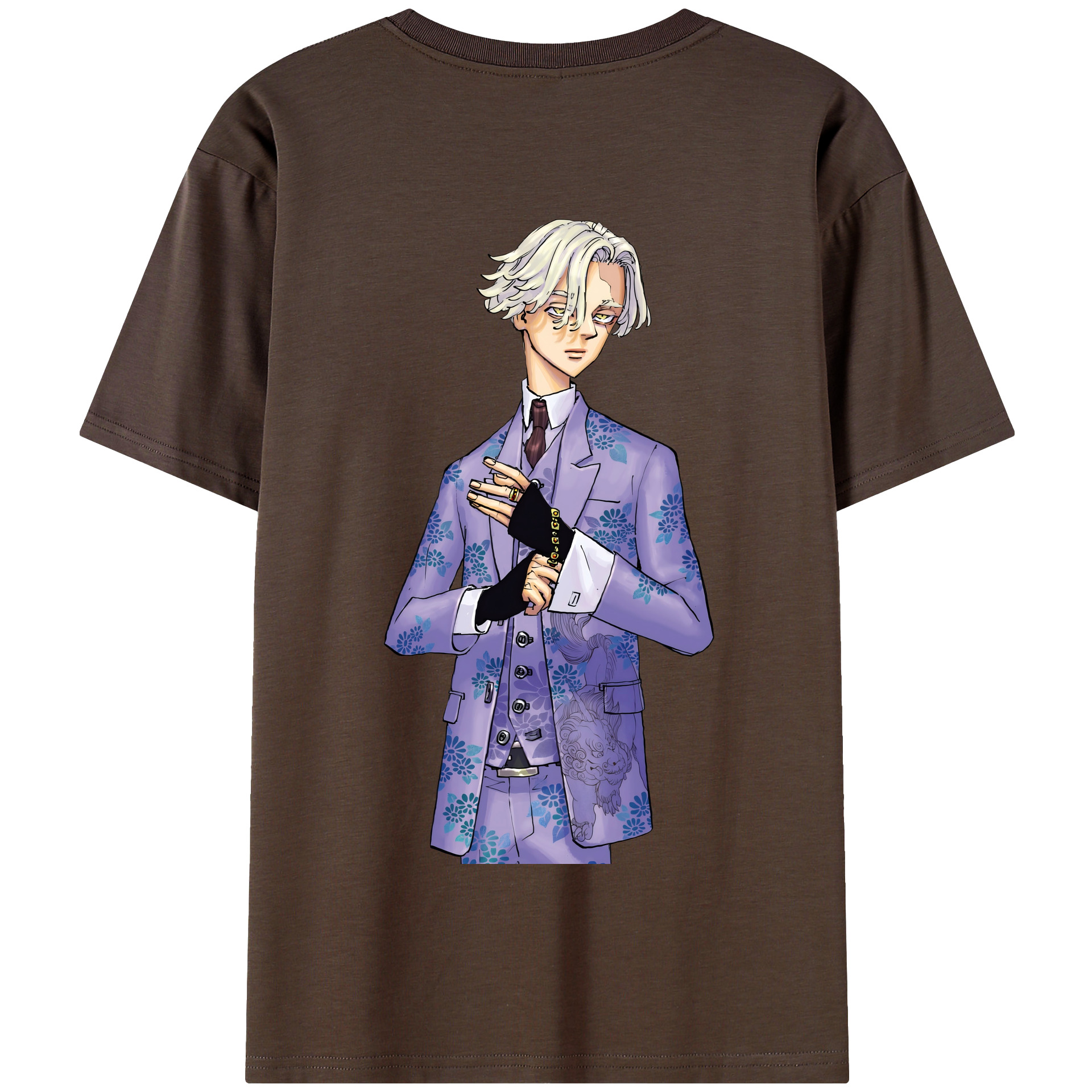 （画像用） 東京リベンジャーズ Tokyo Revengers 綿100％半袖Tシャツ（背面プリント）