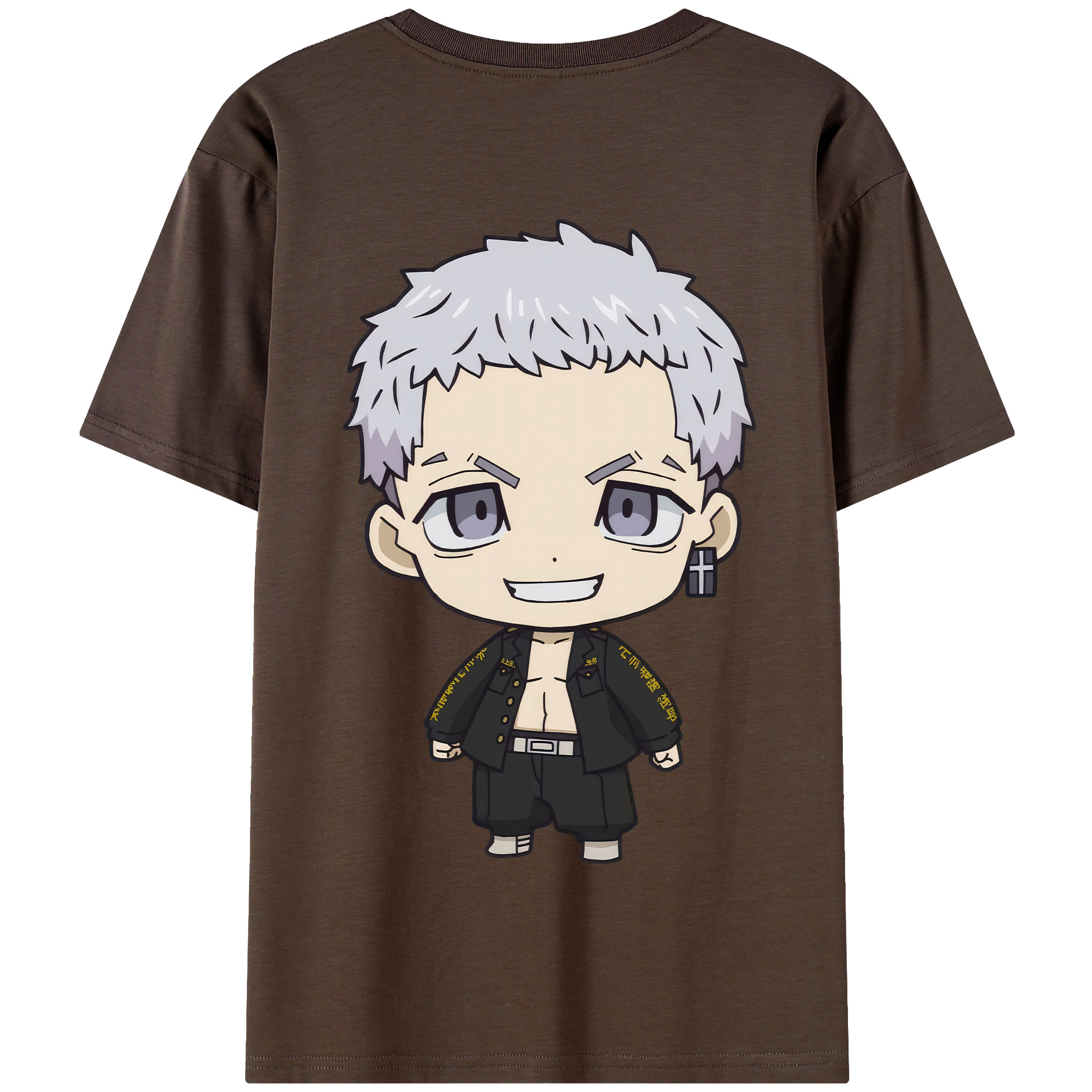 （画像用） 東京リベンジャーズ Tokyo Revengers 綿100％半袖Tシャツ（背面プリント）