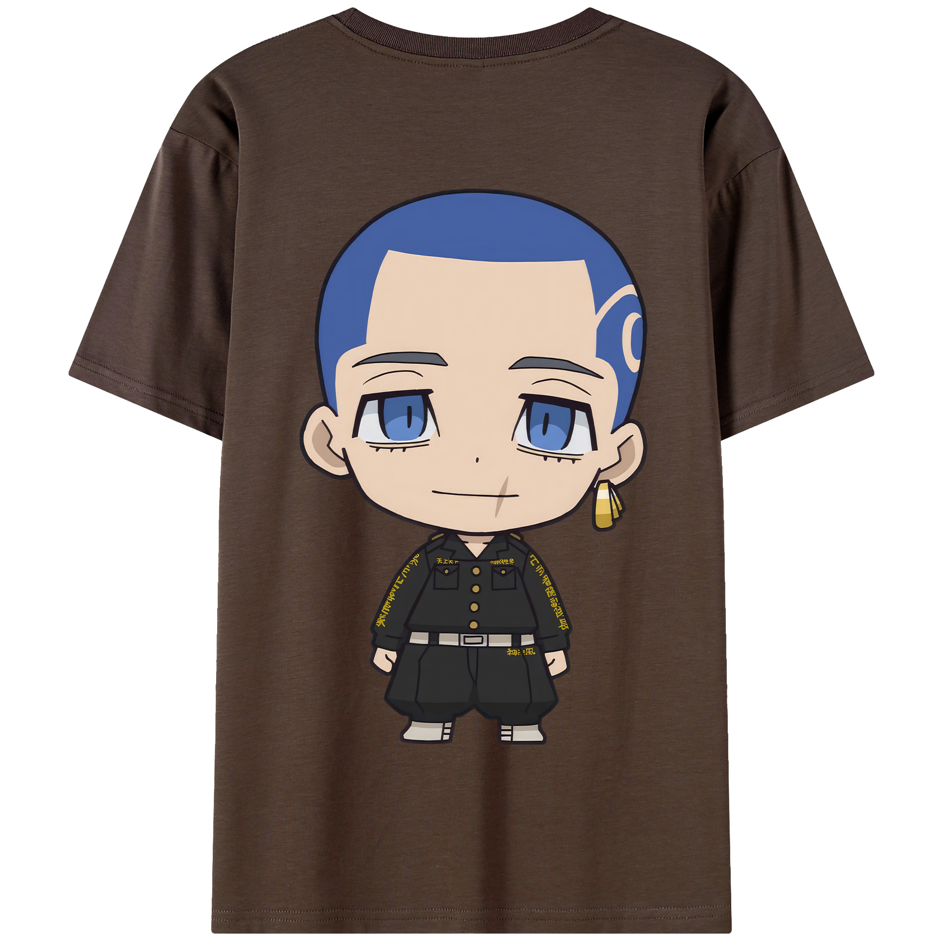 （画像用） 東京リベンジャーズ Tokyo Revengers 綿100％半袖Tシャツ（背面プリント）