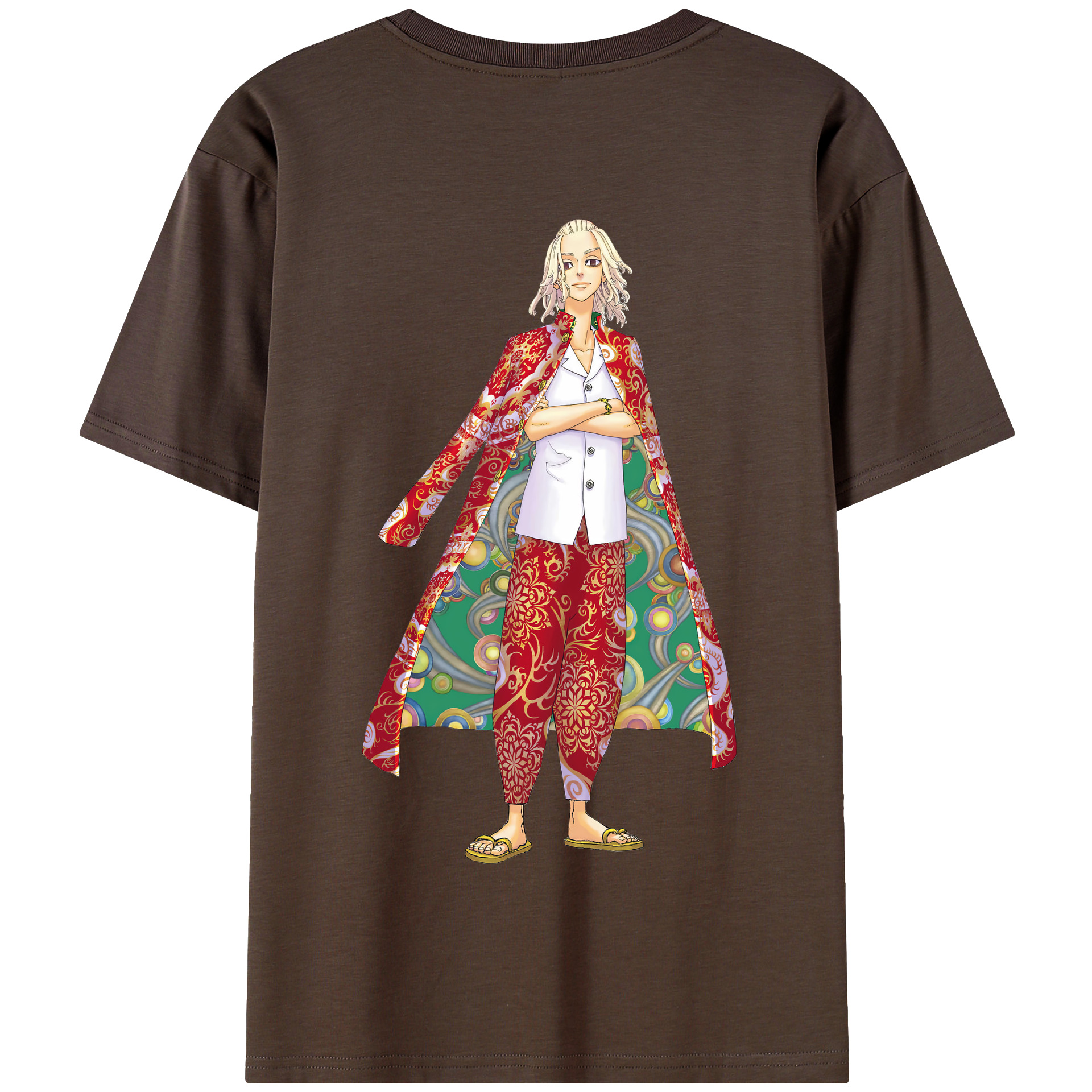 （画像用） 東京リベンジャーズ Tokyo Revengers 綿100％半袖Tシャツ（背面プリント）