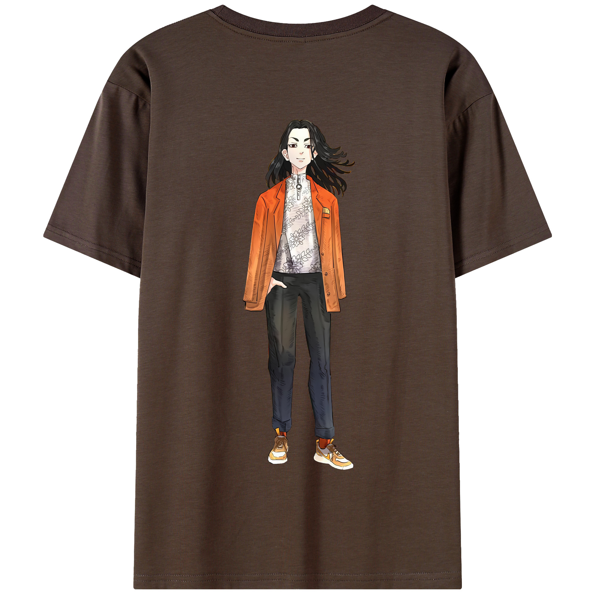 （画像用） 東京リベンジャーズ Tokyo Revengers 綿100％半袖Tシャツ（背面プリント）