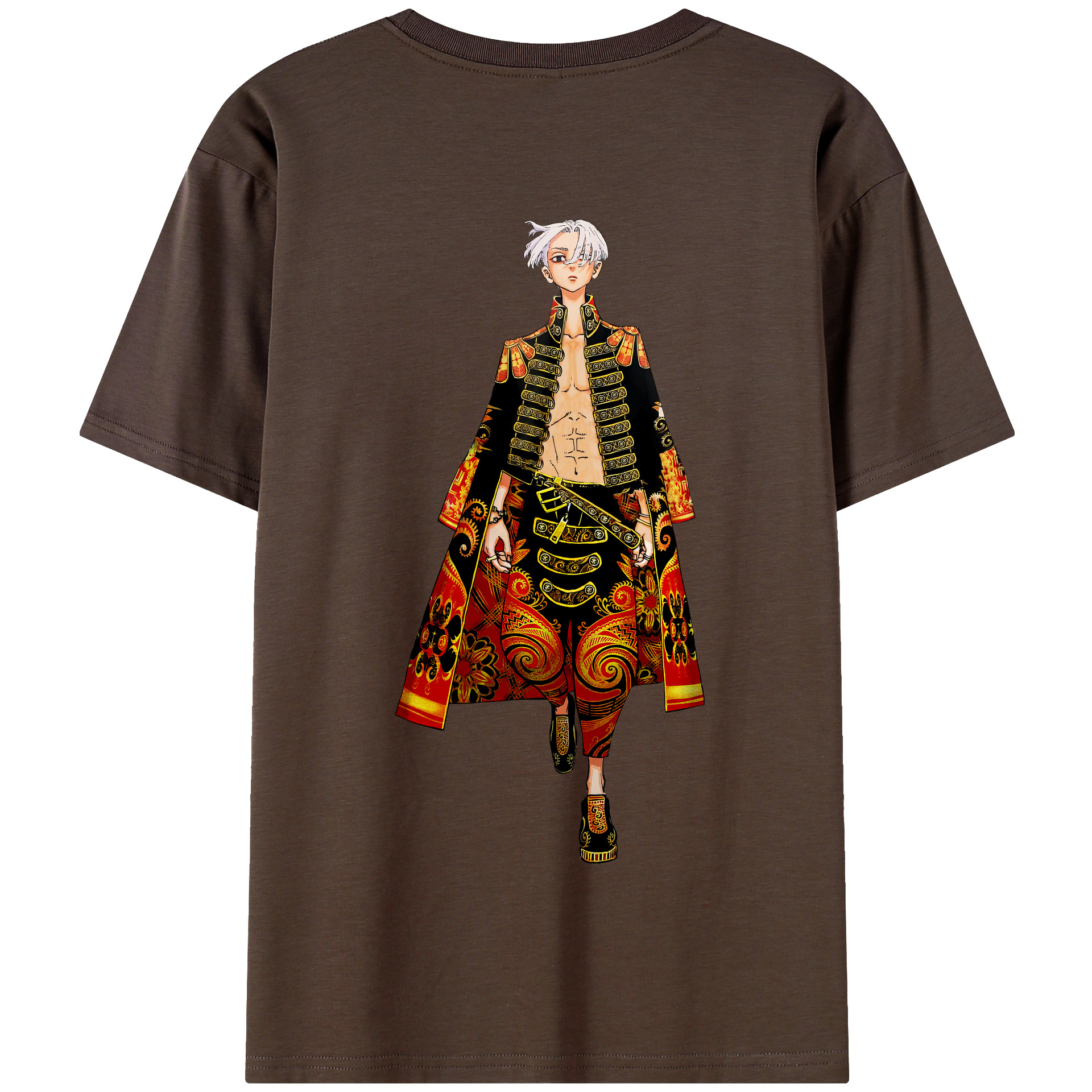 （画像用） 東京リベンジャーズ Tokyo Revengers 綿100％半袖Tシャツ（背面プリント）