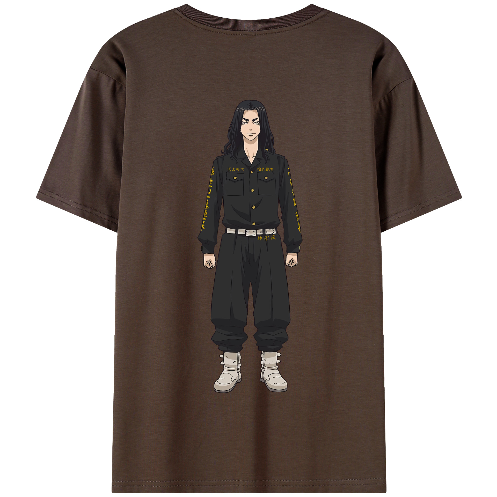 （画像用） 東京リベンジャーズ Tokyo Revengers 綿100％半袖Tシャツ（背面プリント）
