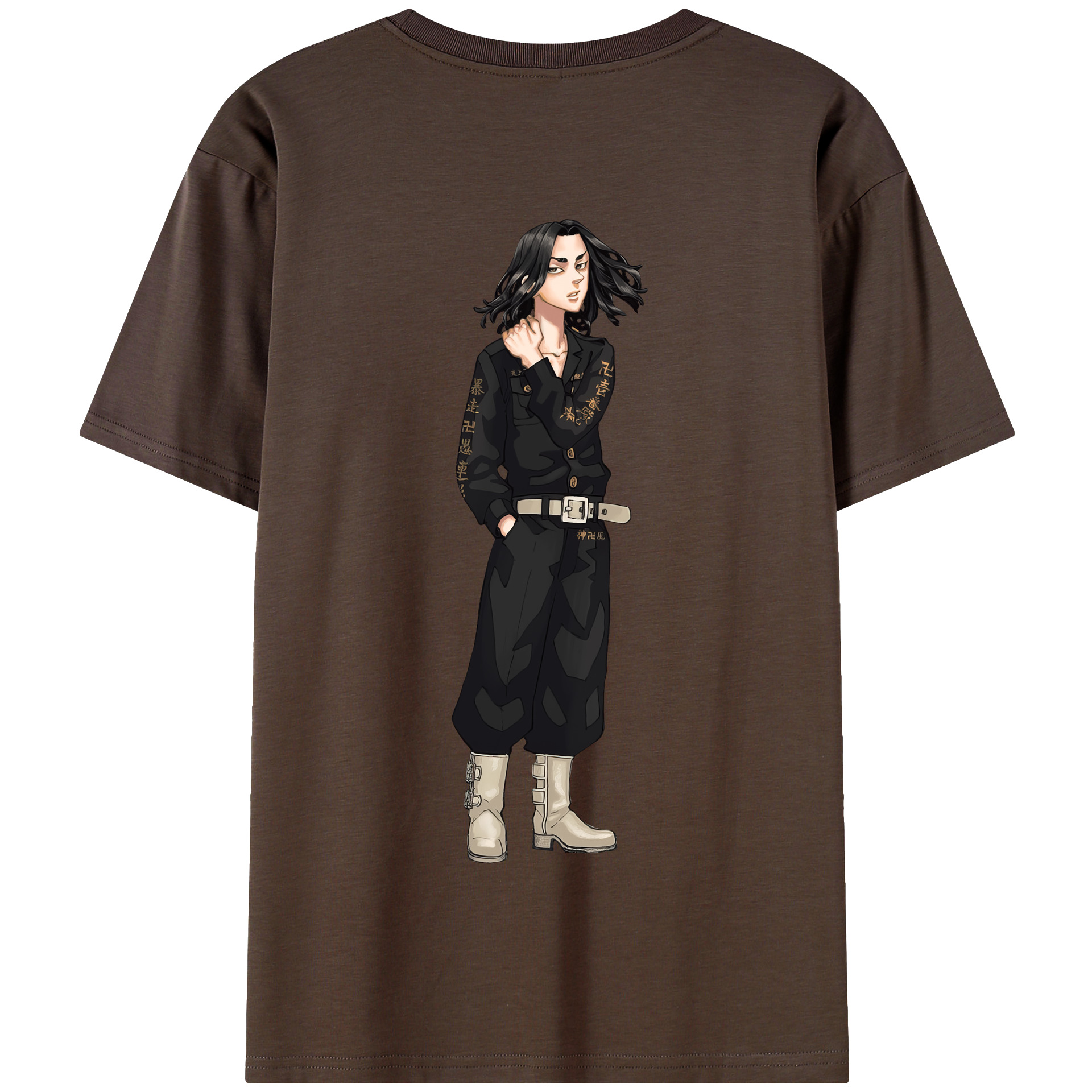 （画像用） 東京リベンジャーズ Tokyo Revengers 綿100％半袖Tシャツ（背面プリント）
