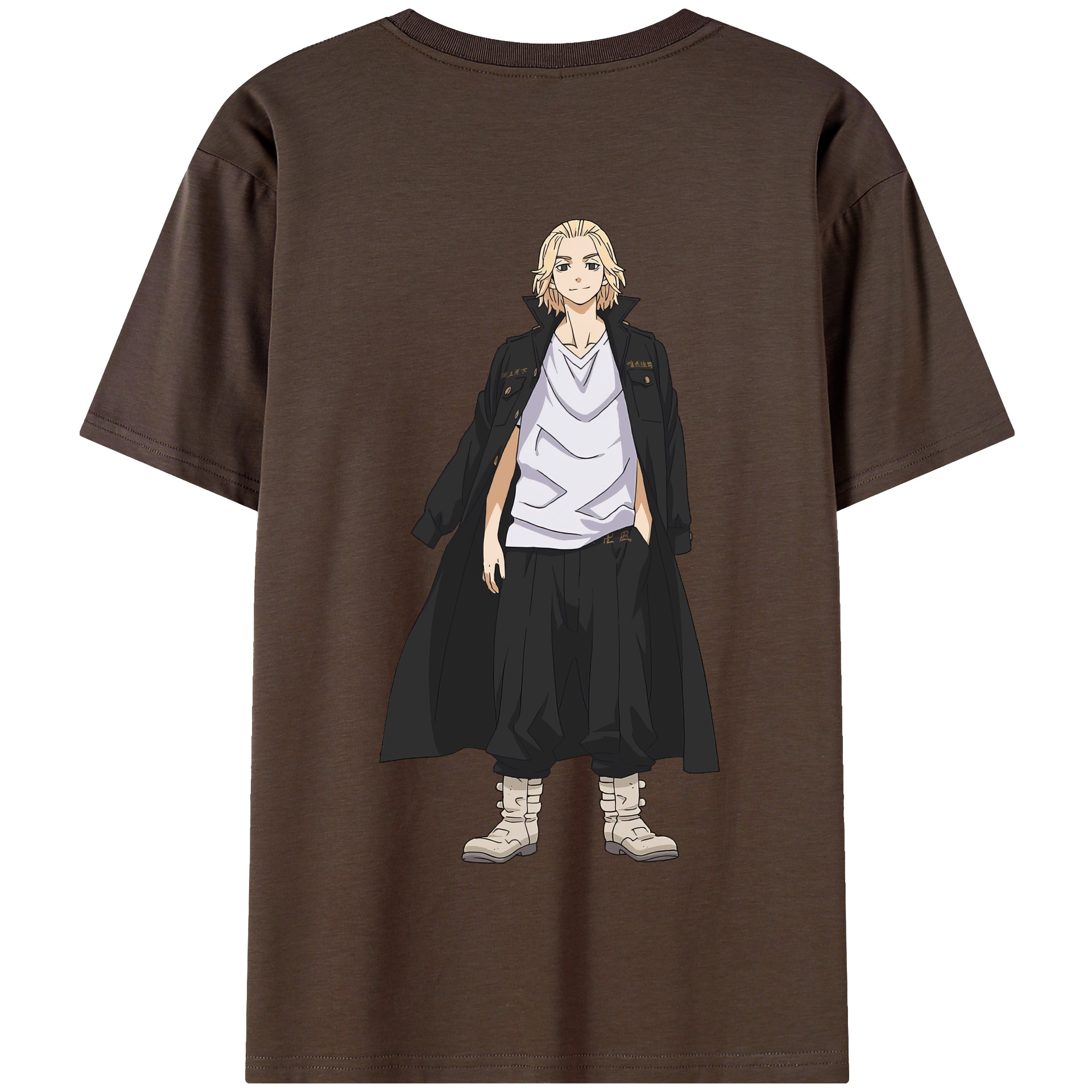 （画像用） 東京リベンジャーズ Tokyo Revengers 綿100％半袖Tシャツ（背面プリント）