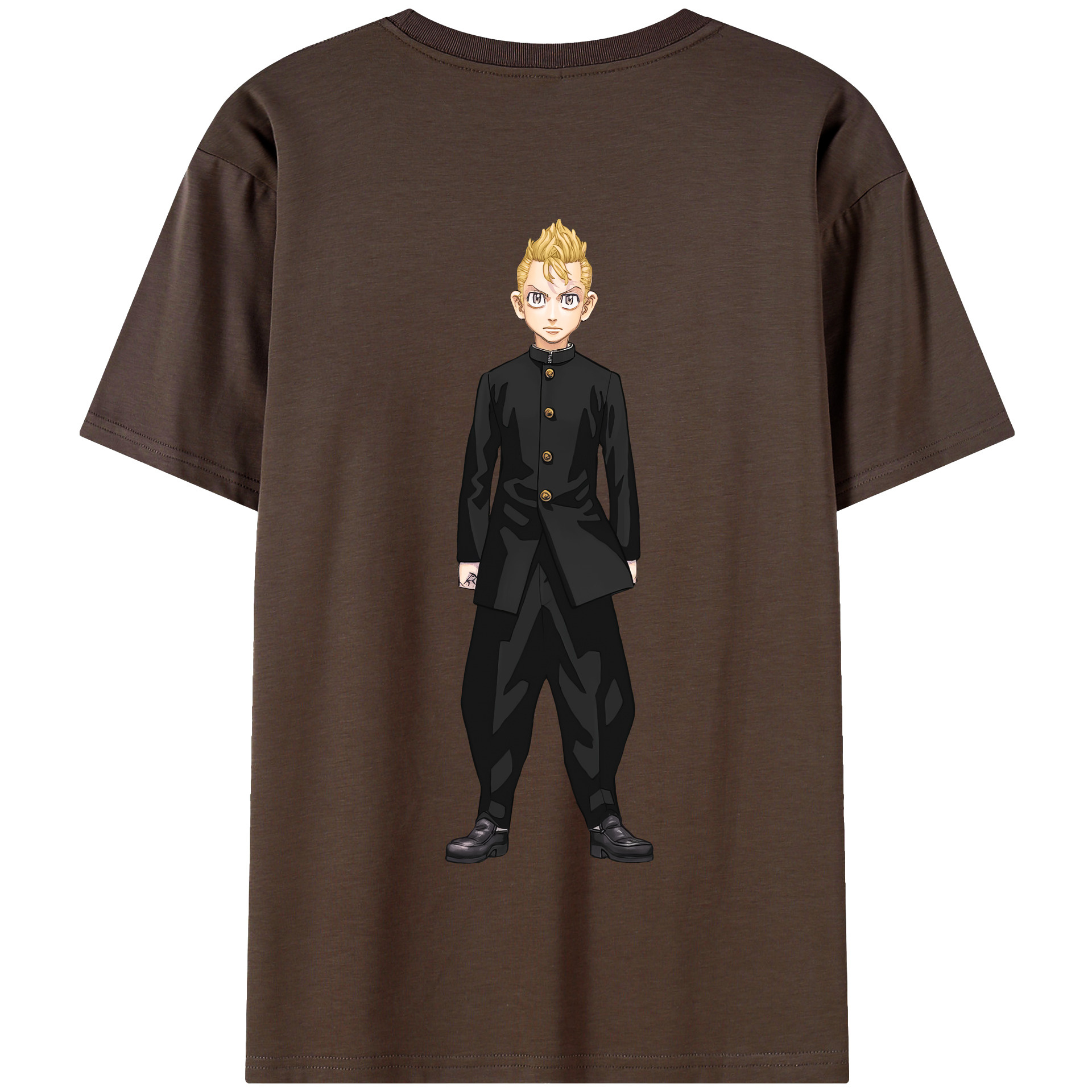 （画像用） 東京リベンジャーズ Tokyo Revengers 綿100％半袖Tシャツ（背面プリント）