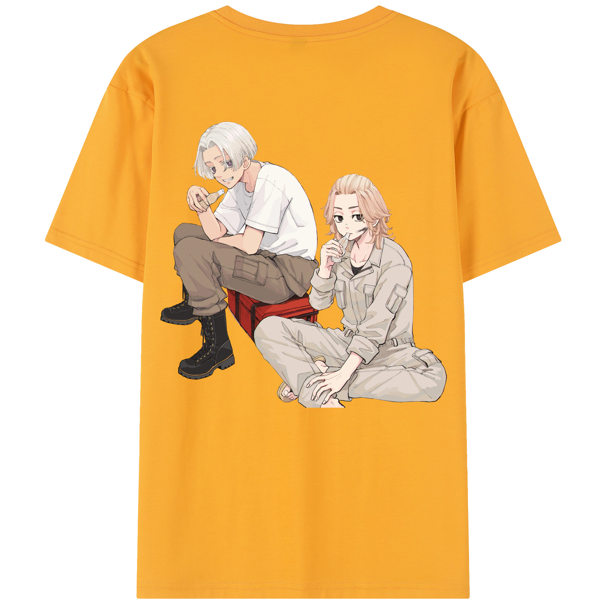 （画像用） 東京リベンジャーズ Tokyo Revengers 綿100％半袖Tシャツ（背面プリント）