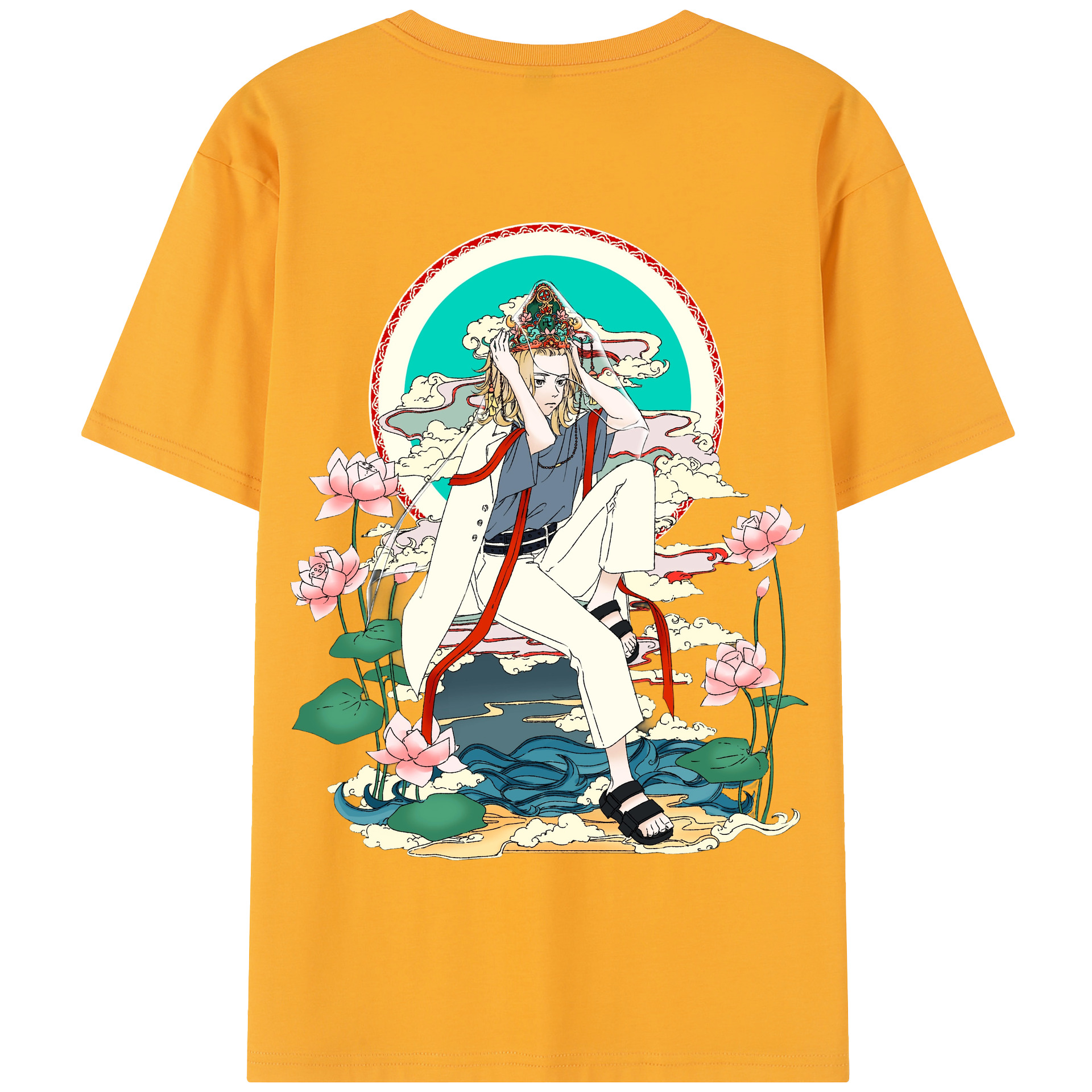 （画像用） 東京リベンジャーズ Tokyo Revengers 綿100％半袖Tシャツ（背面プリント）