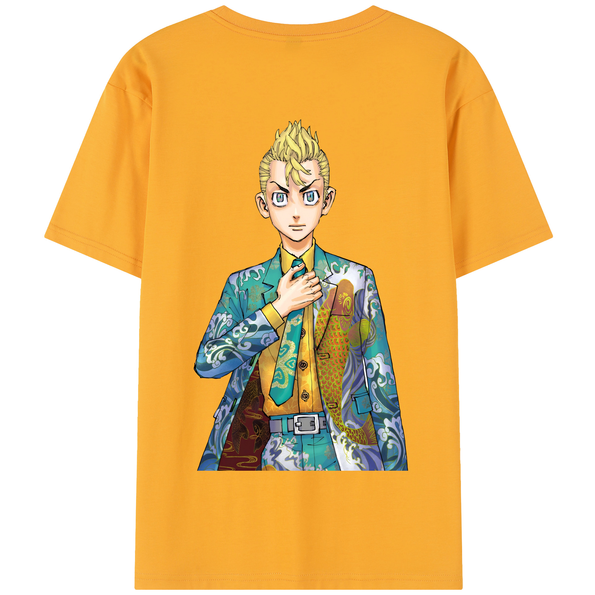 （画像用） 東京リベンジャーズ Tokyo Revengers 綿100％半袖Tシャツ（背面プリント）