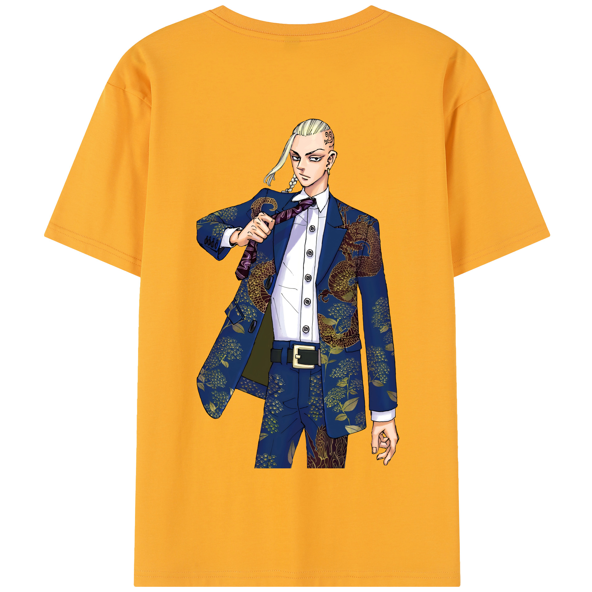 （画像用） 東京リベンジャーズ Tokyo Revengers 綿100％半袖Tシャツ（背面プリント）