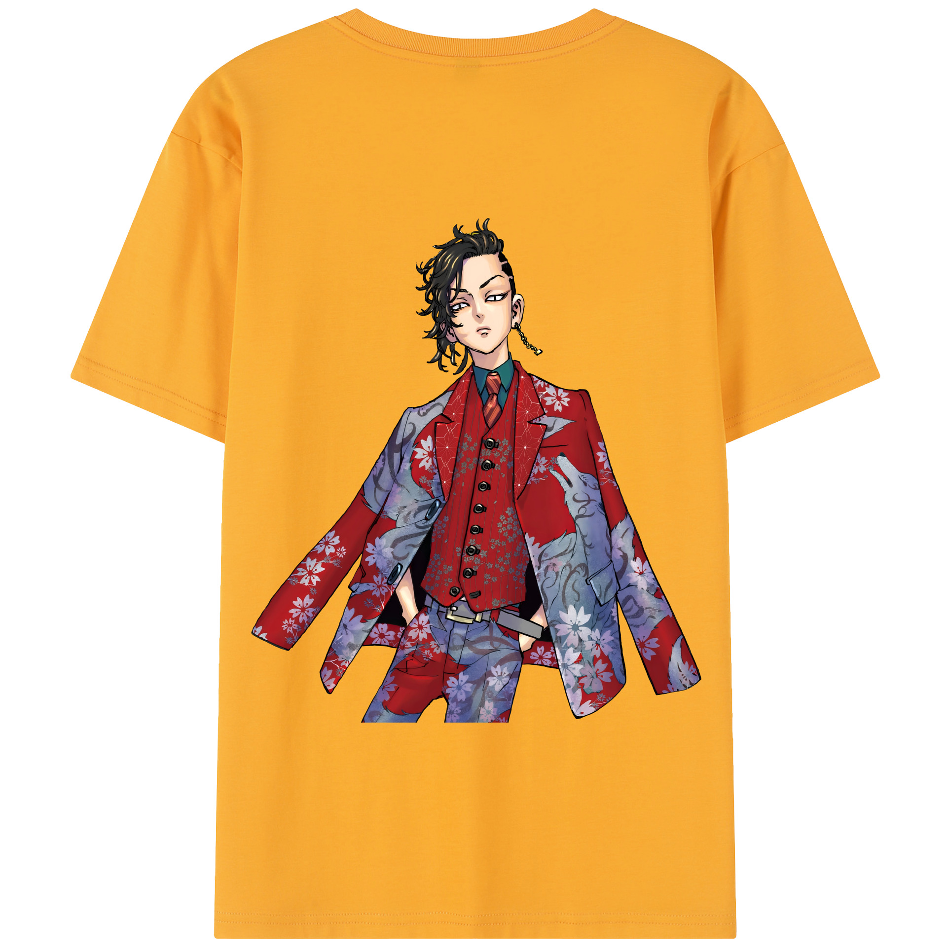 （画像用） 東京リベンジャーズ Tokyo Revengers 綿100％半袖Tシャツ（背面プリント）