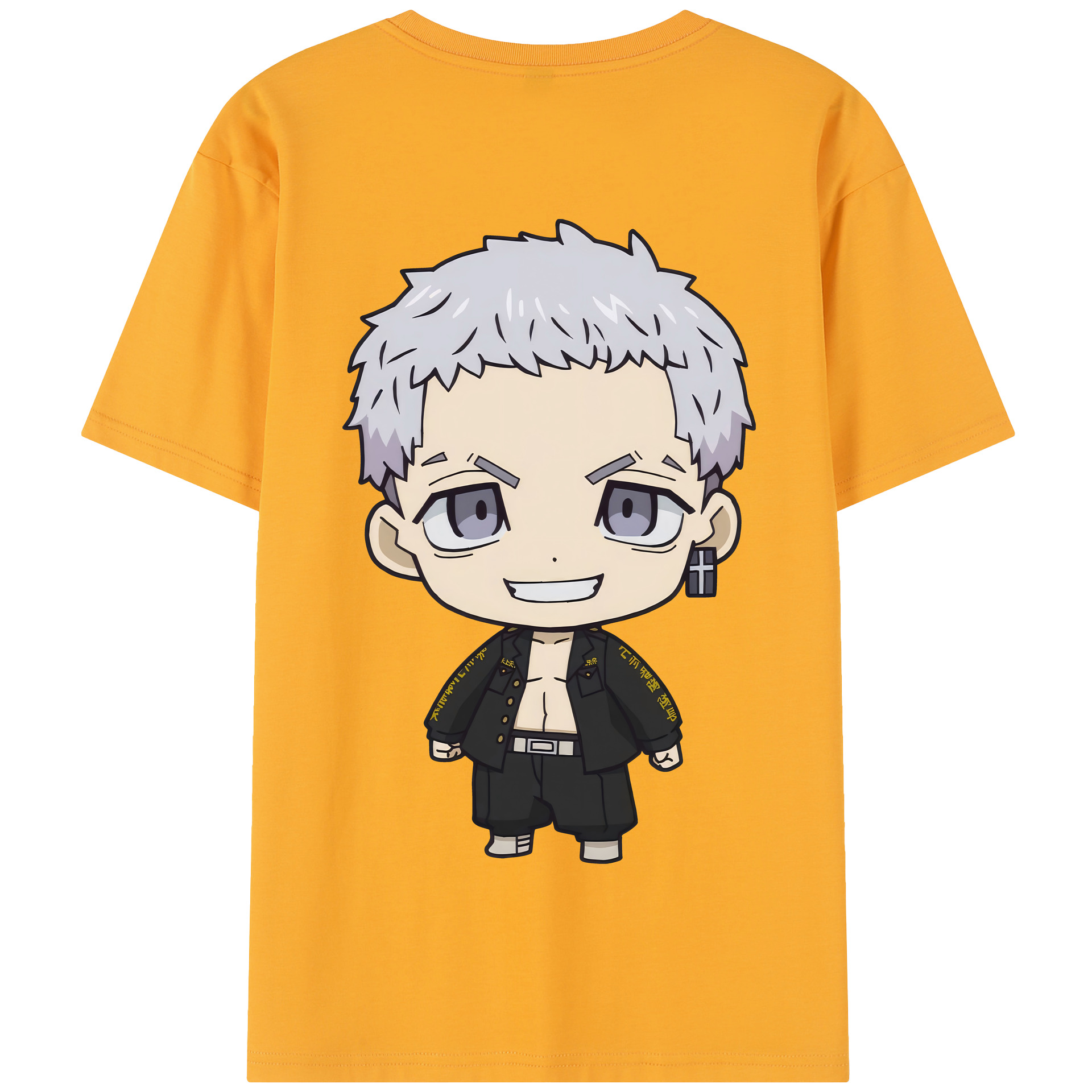 （画像用） 東京リベンジャーズ Tokyo Revengers 綿100％半袖Tシャツ（背面プリント）