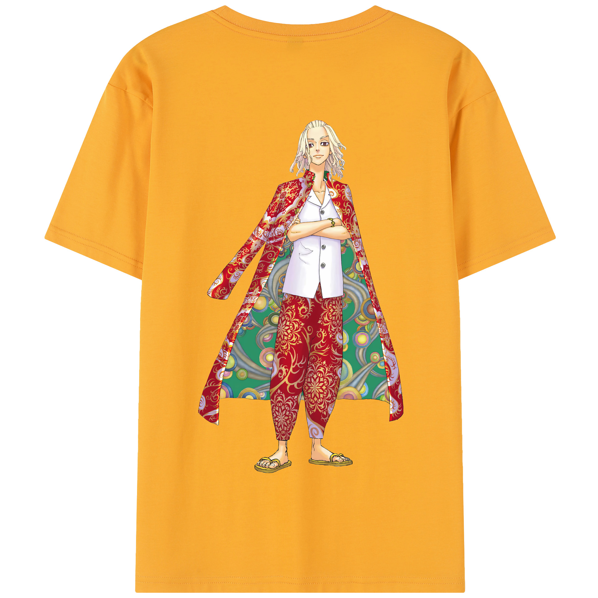 （画像用） 東京リベンジャーズ Tokyo Revengers 綿100％半袖Tシャツ（背面プリント）