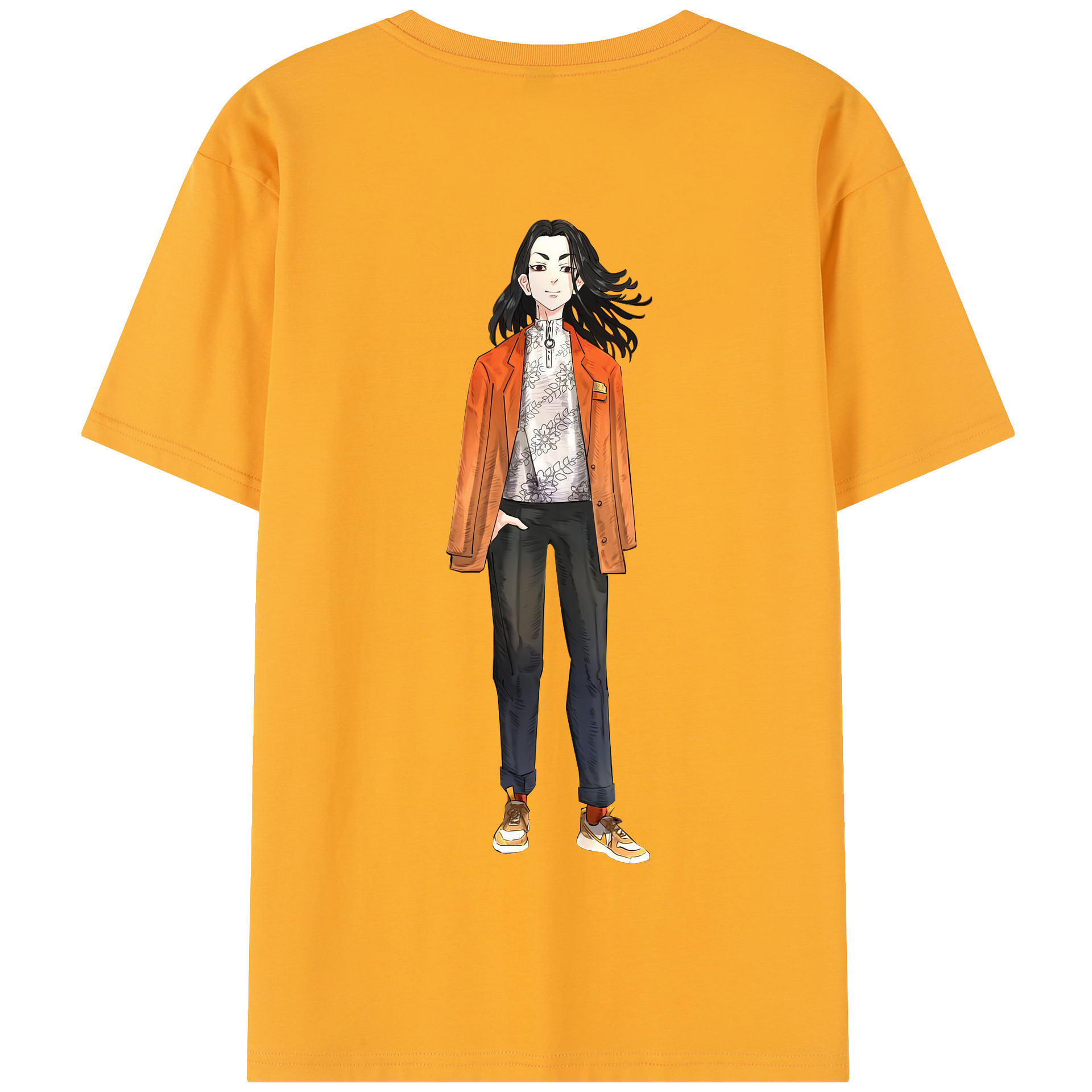 （画像用） 東京リベンジャーズ Tokyo Revengers 綿100％半袖Tシャツ（背面プリント）