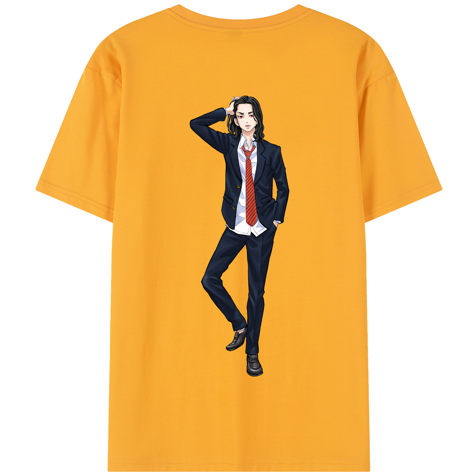 （画像用） 東京リベンジャーズ Tokyo Revengers 綿100％半袖Tシャツ（背面プリント）