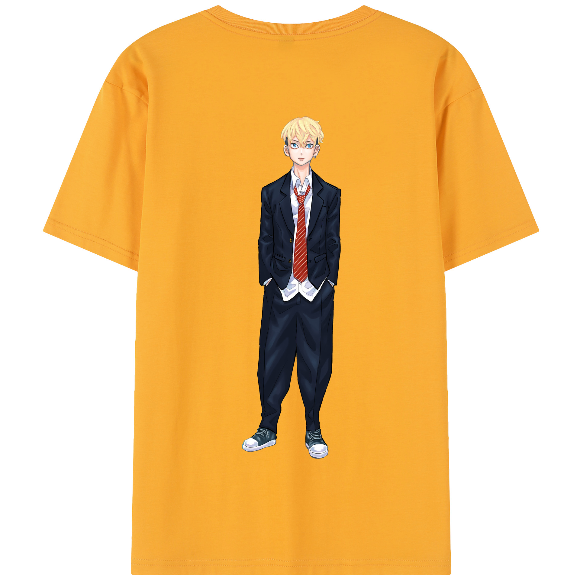 （画像用） 東京リベンジャーズ Tokyo Revengers 綿100％半袖Tシャツ（背面プリント）