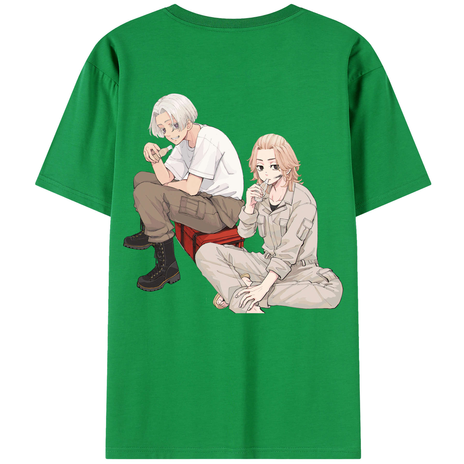 （画像用） 東京リベンジャーズ Tokyo Revengers 綿100％半袖Tシャツ（背面プリント）