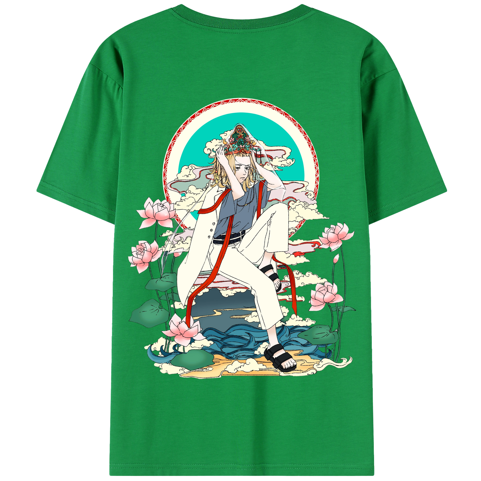 （画像用） 東京リベンジャーズ Tokyo Revengers 綿100％半袖Tシャツ（背面プリント）