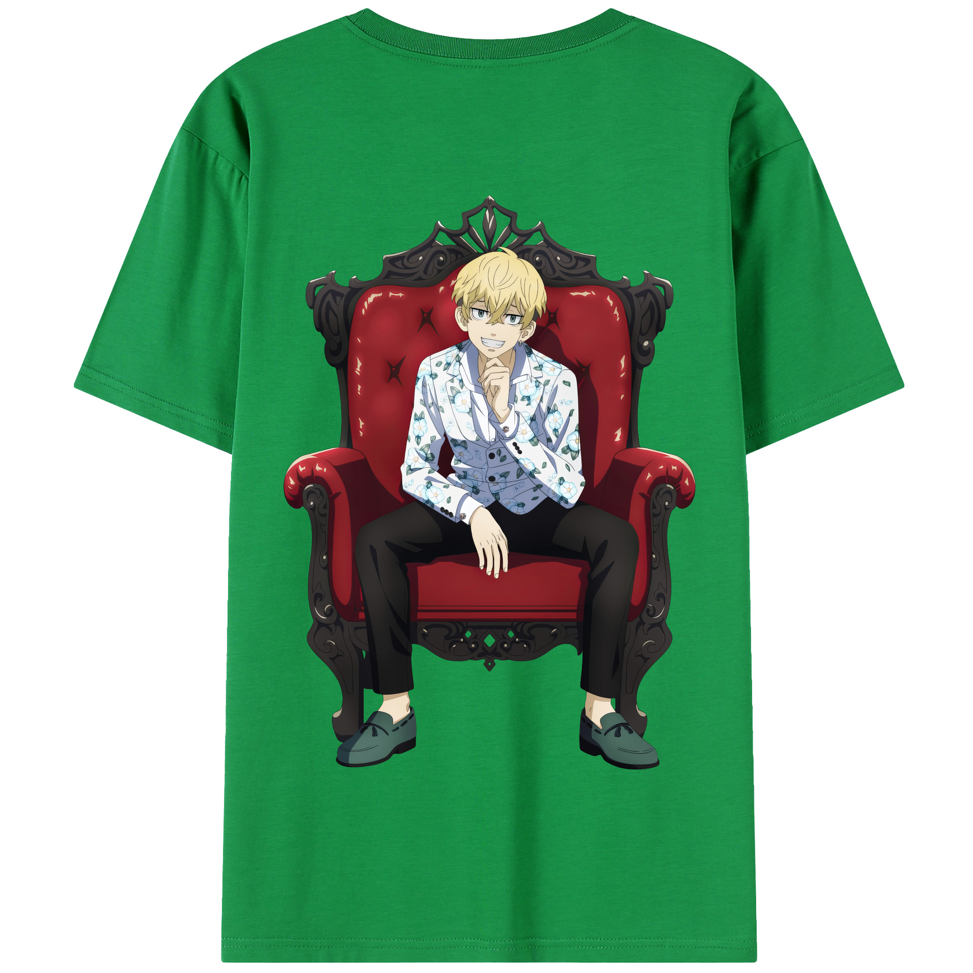 （画像用） 東京リベンジャーズ Tokyo Revengers 綿100％半袖Tシャツ（背面プリント）