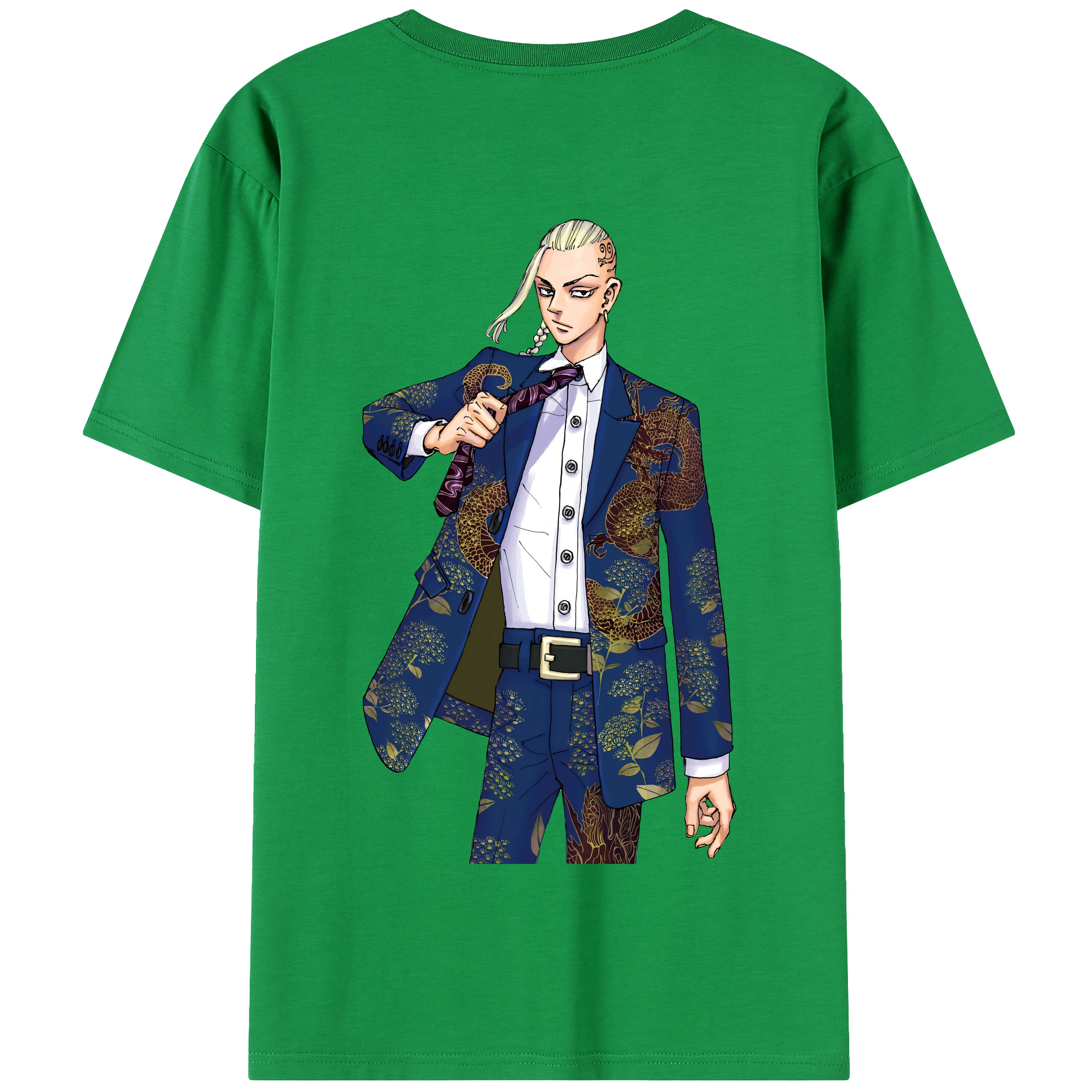 （画像用） 東京リベンジャーズ Tokyo Revengers 綿100％半袖Tシャツ（背面プリント）