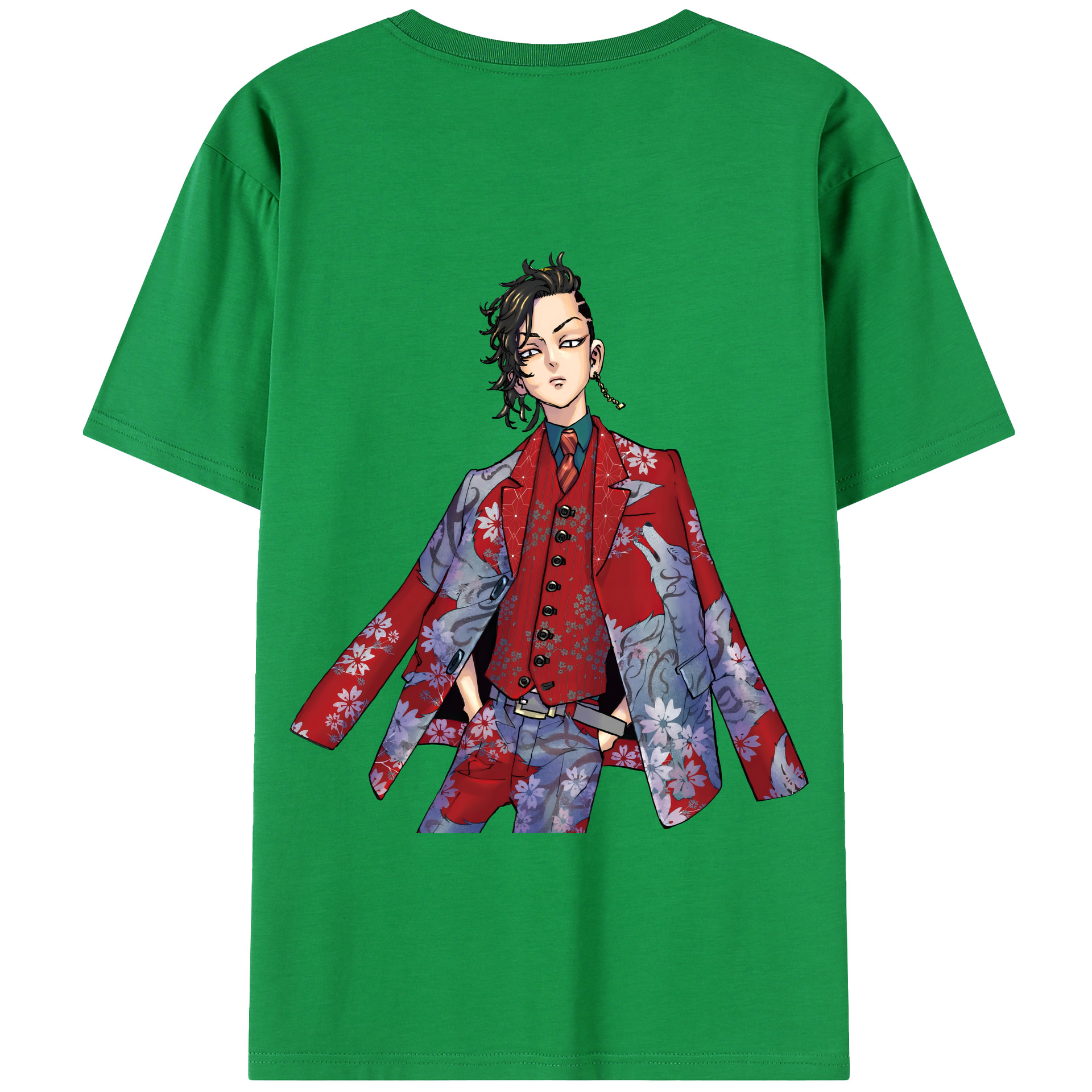 （画像用） 東京リベンジャーズ Tokyo Revengers 綿100％半袖Tシャツ（背面プリント）