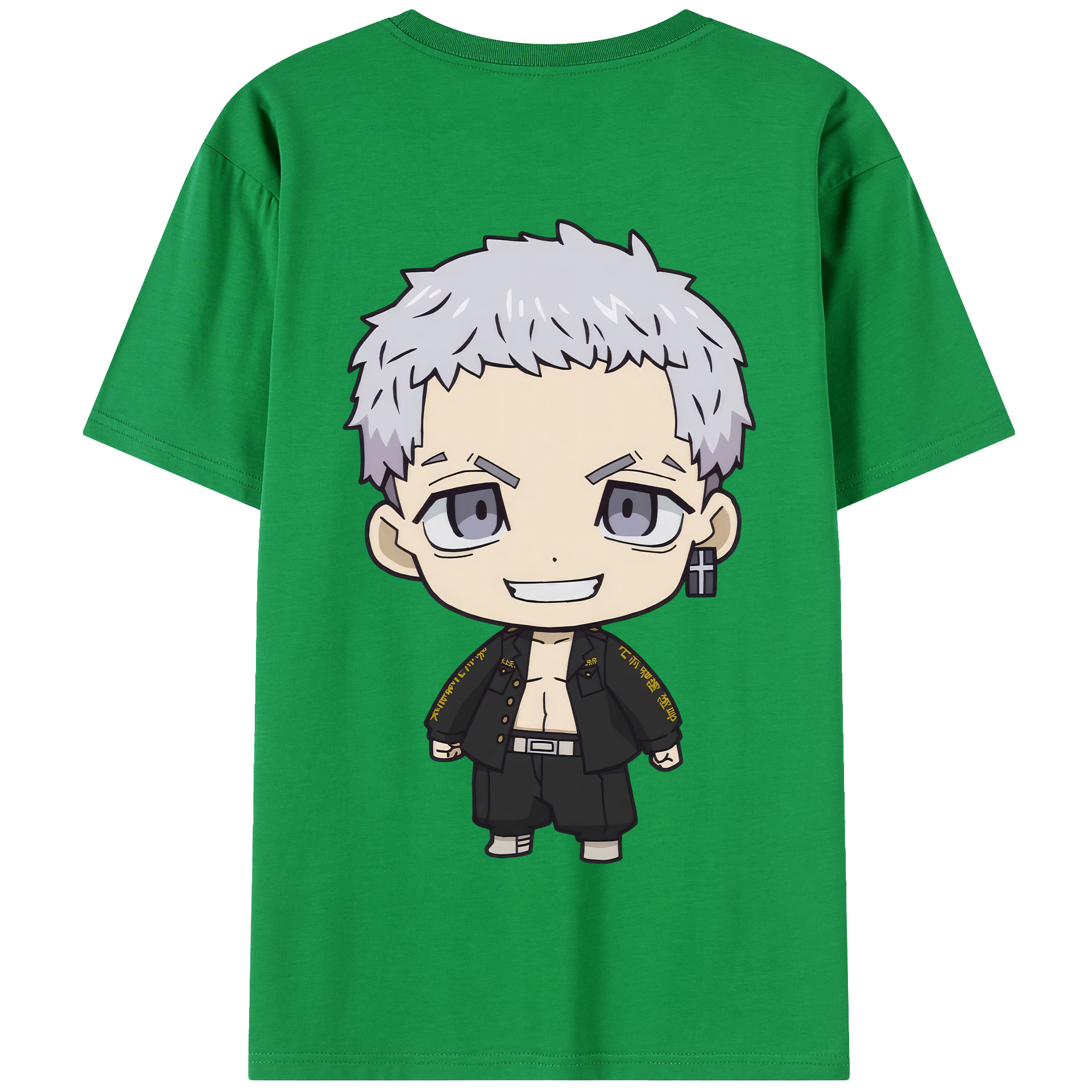 （画像用） 東京リベンジャーズ Tokyo Revengers 綿100％半袖Tシャツ（背面プリント）