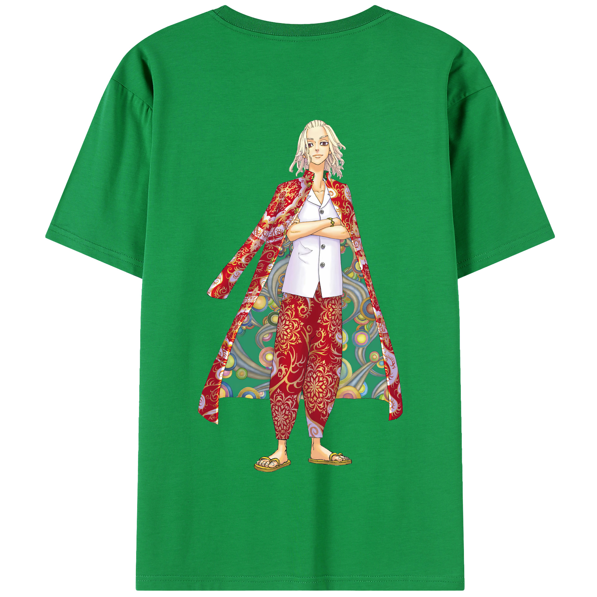 （画像用） 東京リベンジャーズ Tokyo Revengers 綿100％半袖Tシャツ（背面プリント）