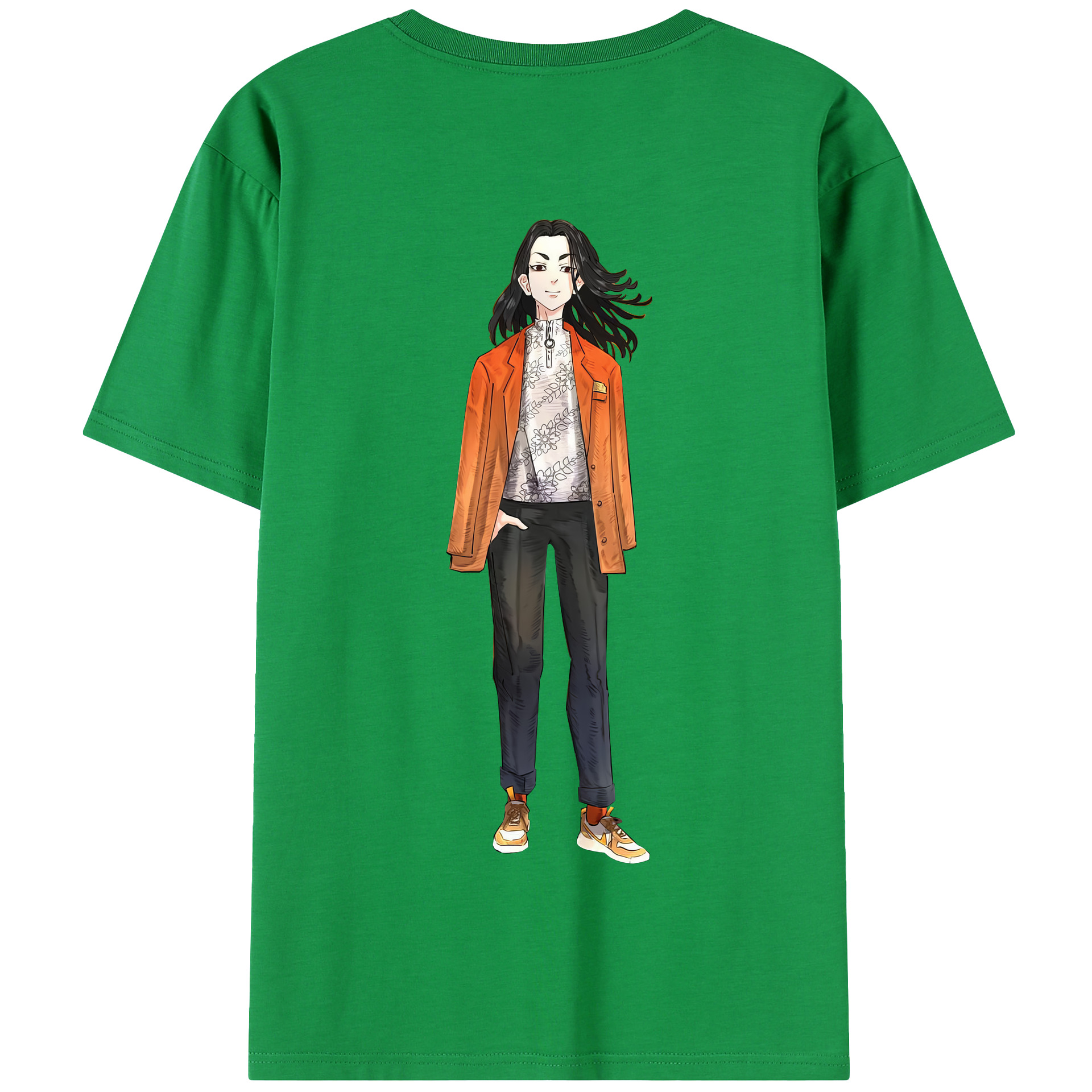（画像用） 東京リベンジャーズ Tokyo Revengers 綿100％半袖Tシャツ（背面プリント）