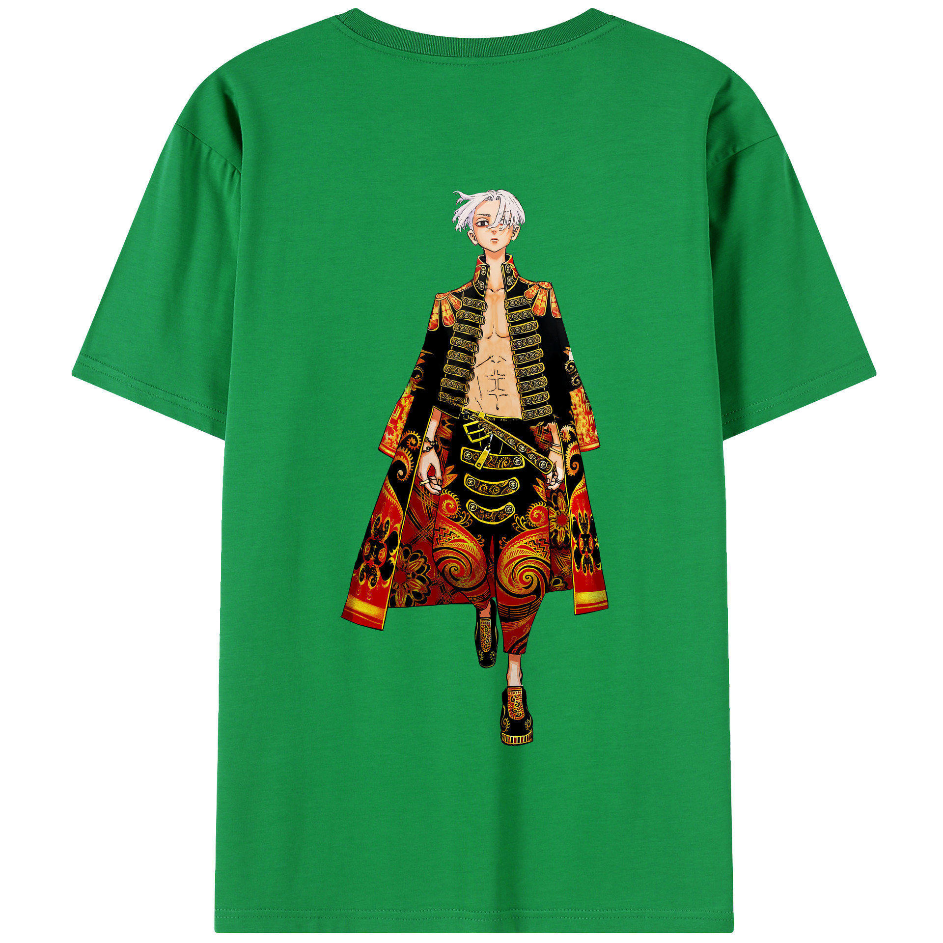（画像用） 東京リベンジャーズ Tokyo Revengers 綿100％半袖Tシャツ（背面プリント）