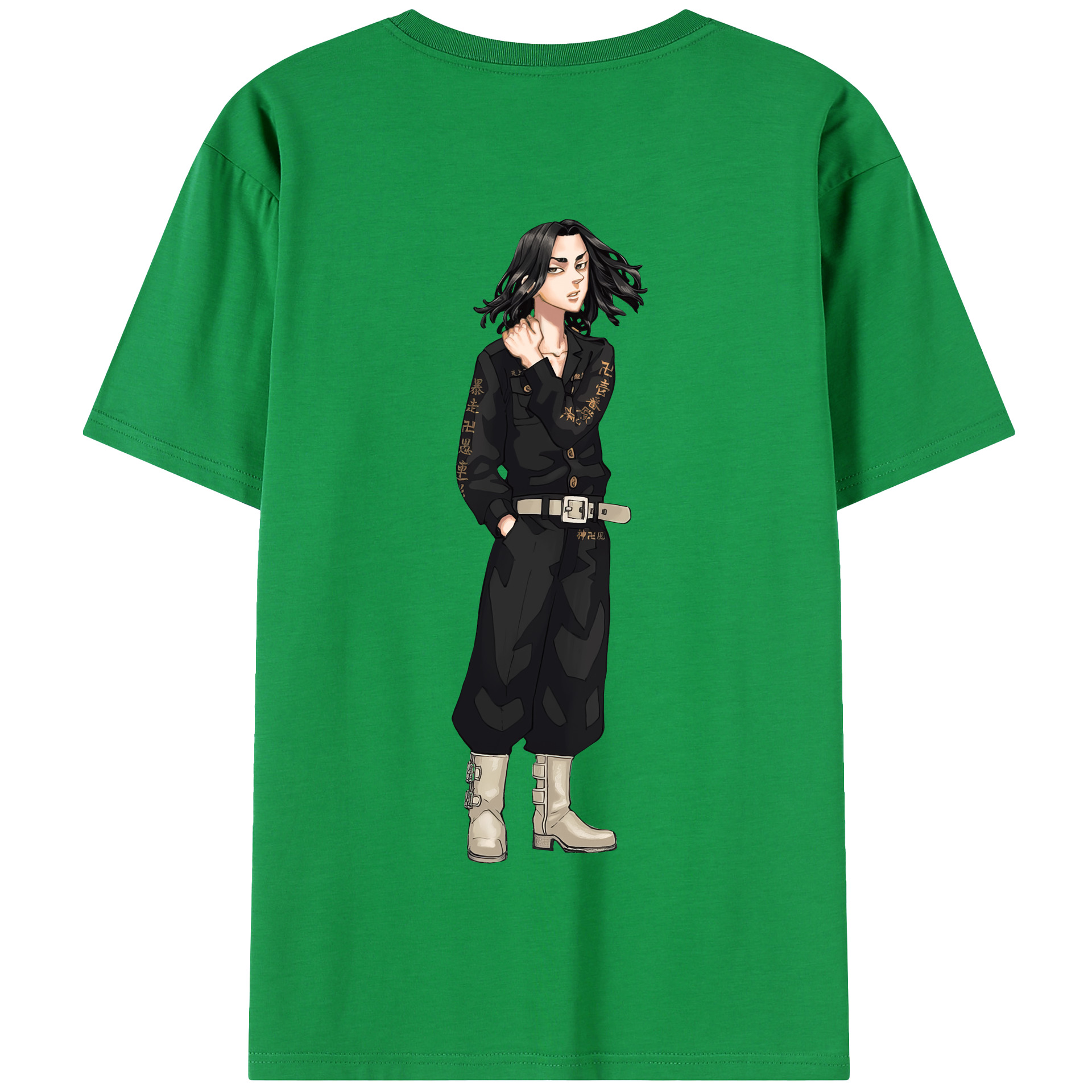 （画像用） 東京リベンジャーズ Tokyo Revengers 綿100％半袖Tシャツ（背面プリント）